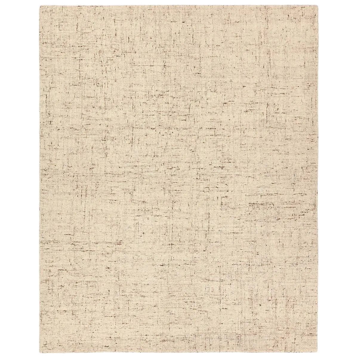 Featuring Salix Macklin Rug by Jaipur Living at Amethyst Home. The Salix Macklin boasts an assortment of exceptionally crafted, not-so-solid designs. The hand-tufted Macklin rug features woolen yarn spun by hand with tiny amounts of varied colors. The resulting effect is hyper-textural and perfect for easy, versatile styling. This cream and brown area rug del. Amethyst Home provides interior design, new home construction design consulting, vintage area rugs, and lighting in the Houston metro area.