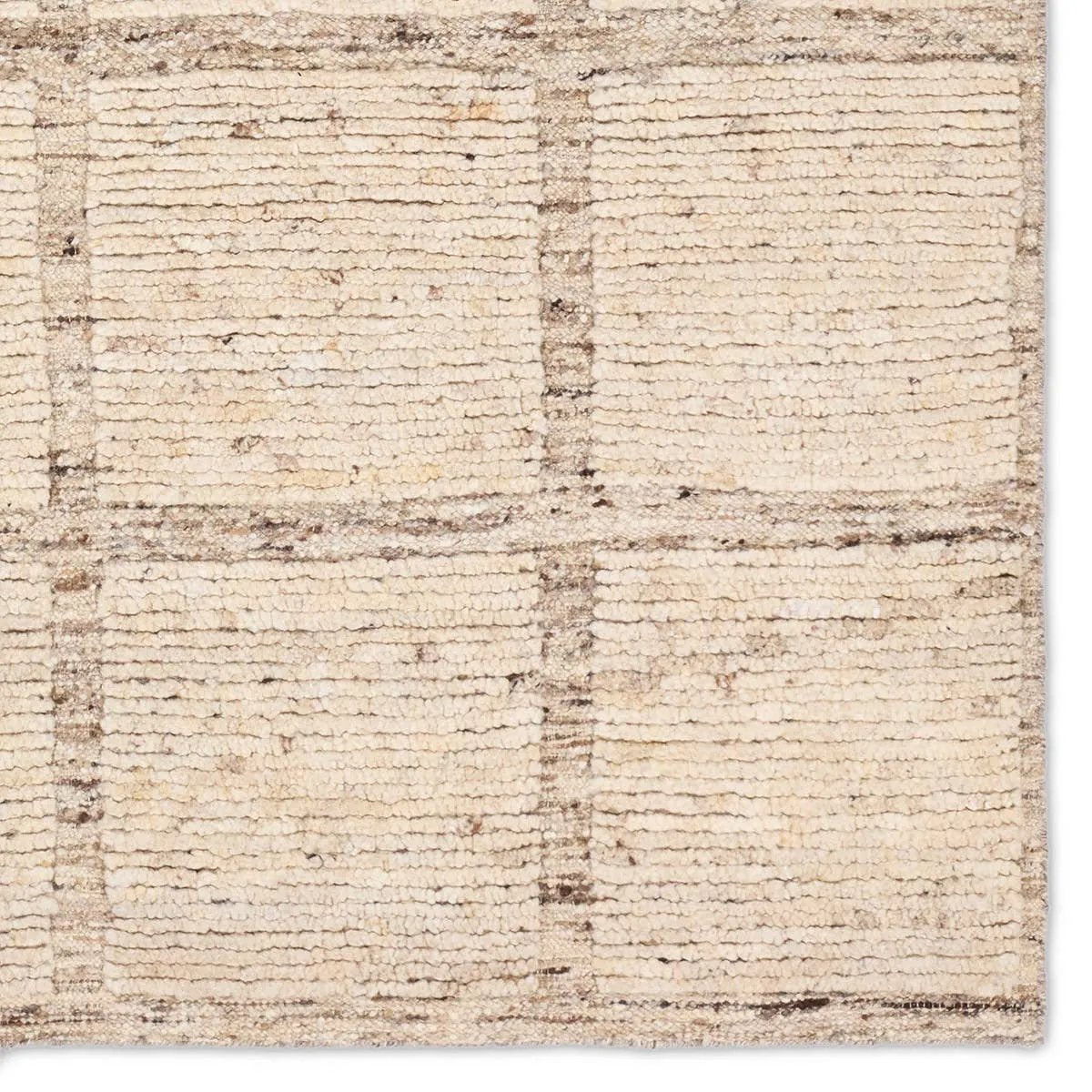 Featuring Seora Kizza Hand-Knotted Rug by Jaipur Living at Amethyst Home. Subtle linear textures and natural colorways define the irresistible quality of the Seora Kizza. The Kizza area rug features a linear grid for an intriguing dose of modern appeal. The textural, wool pile contains no dye, reflecting the natural colors of the sheep, for a rich and groun. Amethyst Home provides interior design, new home construction design consulting, vintage area rugs, and lighting in the Nashville metro area.