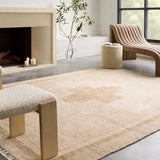 Featuring Sevak Astine Hand-Knotted Rug by Jaipur Living at Amethyst Home. The Sevak Astine skillfully emulates vintage designs with the simplified and tonal twist of modernity mixed into the motifs. These Kars-inspired patterns have the uncanny ability to both ground a space with inviting and comfortable appeal, while also lending the perfect amount of inter. Amethyst Home provides interior design, new home construction design consulting, vintage area rugs, and lighting in the Houston metro area.