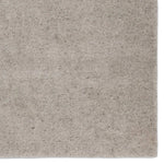 Featuring Si Blanc Theia Hand-Knotted Rug by Jaipur Living at Amethyst Home. The Si Blanc Collection seamlessly blends the sumptuous fleece of Alpaca and the resilience of New Zealand Wool, creating a harmonious symphony of softness and durability. The Theia design is crafted with precision using gray Tibetan hand knots, embodying simplicity and soft sophi. Amethyst Home provides interior design, new home construction design consulting, vintage area rugs, and lighting in the Alpharetta metro area.