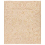 Featuring Sofi Elear Hand-Knotted Rug by Jaipur Living at Amethyst Home. The hand-ktted Sofi collection offers a textural refresh to traditional Oushak designs. With soft, tonal hues and a one-of-kind construction that creates stunning variation in color, these open and inviting designs balance the artistry of traditional textiles and the versatile aesthe. Amethyst Home provides interior design, new home construction design consulting, vintage area rugs, and lighting in the Los Angeles metro area.