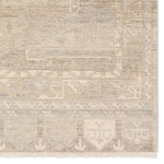 Featuring Someplace In Time Keon Hand-Knotted Rug by Jaipur Living at Amethyst Home. Whimsical colorways combine with the opulent detail of a traditional-inspired Kars pattern-- the Someplace in Time Keon represents nostalgia and progression, heritage and the contemporary. The Keon rug's cool gray, and ivory details ground spaces with luxe appeal and an excep. Amethyst Home provides interior design, new home construction design consulting, vintage area rugs, and lighting in the Seattle metro area.