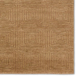 Featuring Tasa Pennant Hand-Knotted Rug by Jaipur Living at Amethyst Home. The Tasa collection features intriguing designs in solid hues, hand-knotted by artisans in India for durability and quality. The Pennant rug showcases geometric tile design created with alternating high and low pile. Short, wool pile in a rich, gold hue provides a grounding accent pi. Amethyst Home provides interior design, new home construction design consulting, vintage area rugs, and lighting in the Charlotte metro area.