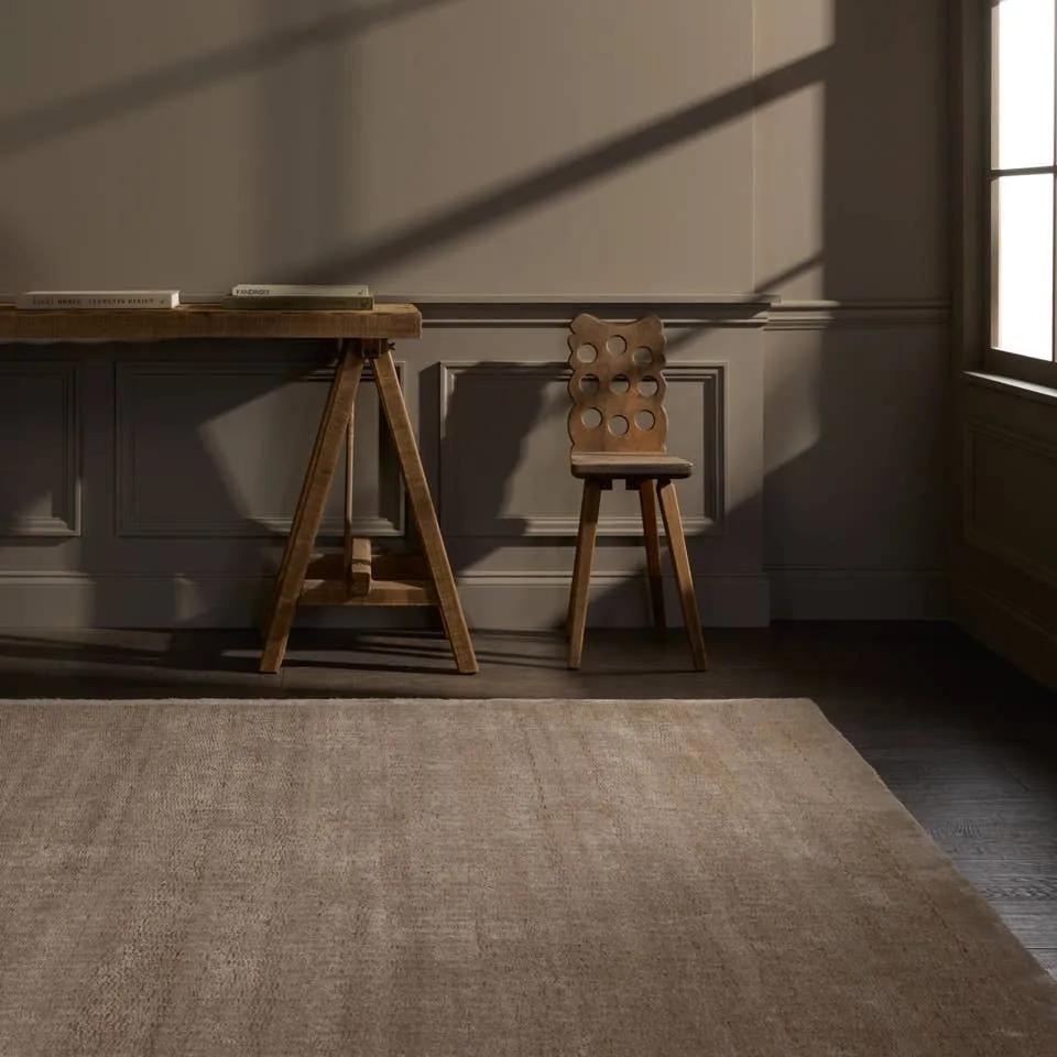 Featuring Theoros Panacea Hand-Knotted Rug by Jaipur Living at Amethyst Home. Discover the unique charm of the Theoros Panacea, where the interplay of silk and nettle creates a truly distinctive addition to any room. Both fibers offer unique qualities, and a blend of these materials provides a balance that appeals to those seeking a rug with a mix of luxury. Amethyst Home provides interior design, new home construction design consulting, vintage area rugs, and lighting in the Park City metro area.