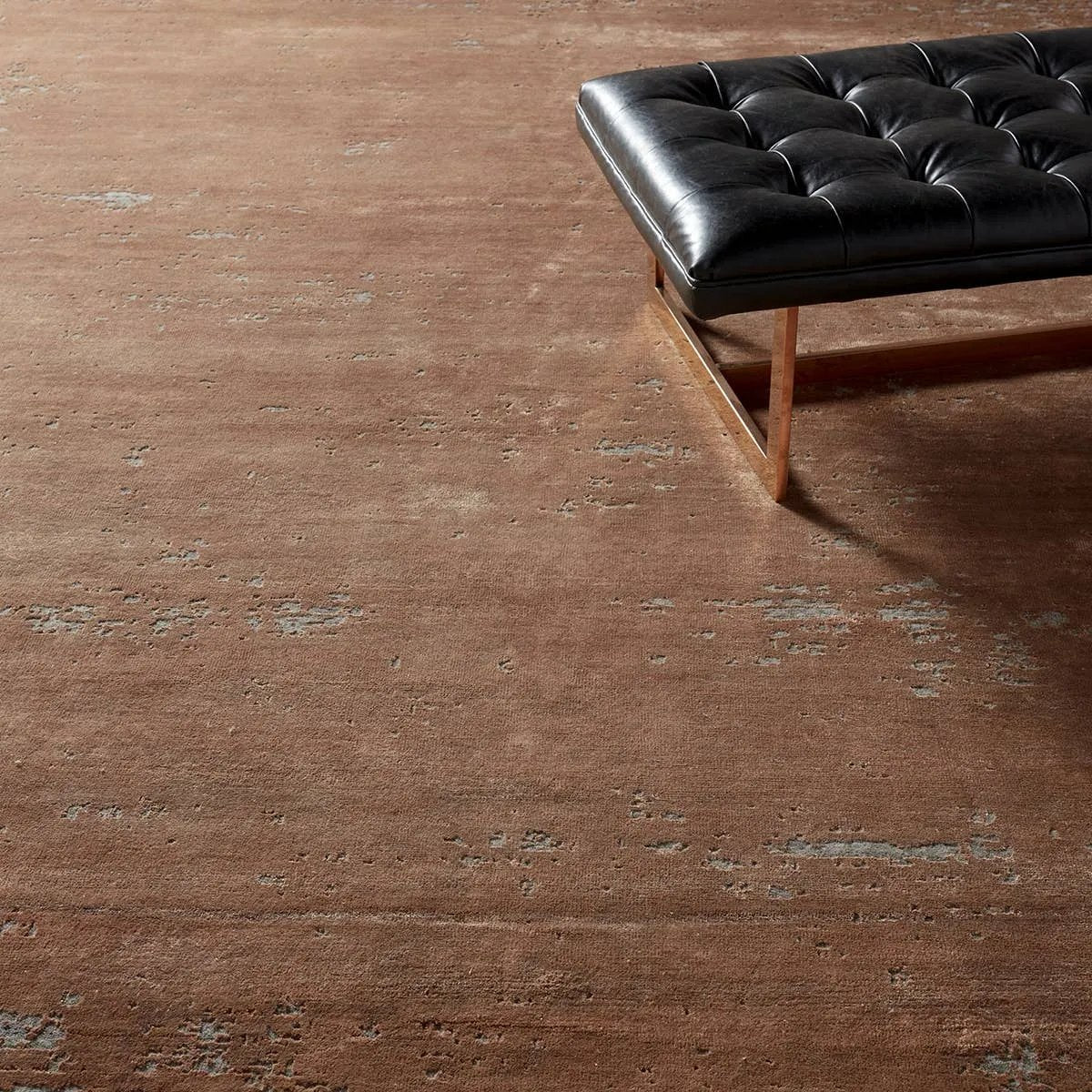 Featuring Urban Pause Olga Hand-Knotted Rug by Jaipur Living at Amethyst Home. Inspired by the unrushed quality of the natural process, the Urban Pause collection features an assortment of grounding solid designs that are anything but basic. Rayon made from bamboo lends an inviting, silk-like texture and unique light-to-dark effect to the hand-knotted qua. Amethyst Home provides interior design, new home construction design consulting, vintage area rugs, and lighting in the Kansas City metro area.