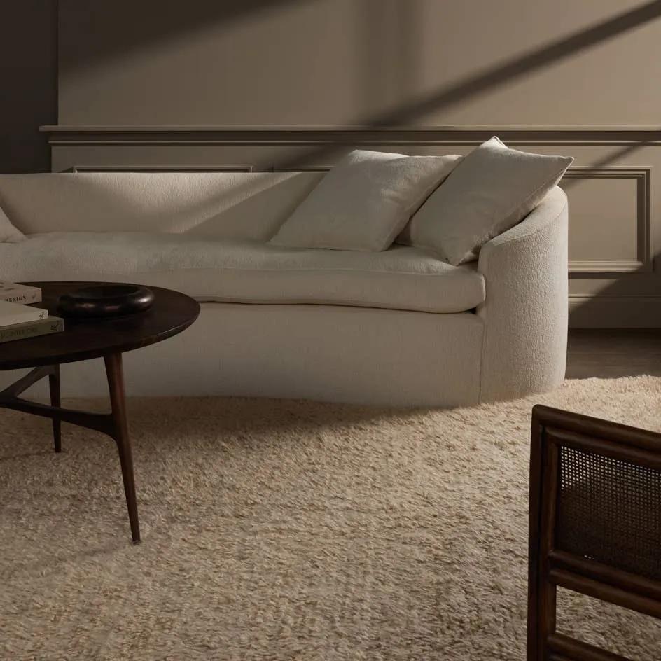 Featuring Vivre Dulcet Hand-Knotted Rug by Jaipur Living at Amethyst Home. The meticulously sourced, 100% Cashmere, Vivre Dulcet will completely transform your space. Indulge in unparalleled warmth and softness underfoot, as this hand knotted masterpiece defines sophistication and minimalistic perfection. With its solid Beige Dulcet design, this showstopper is . Amethyst Home provides interior design, new home construction design consulting, vintage area rugs, and lighting in the Tampa metro area.