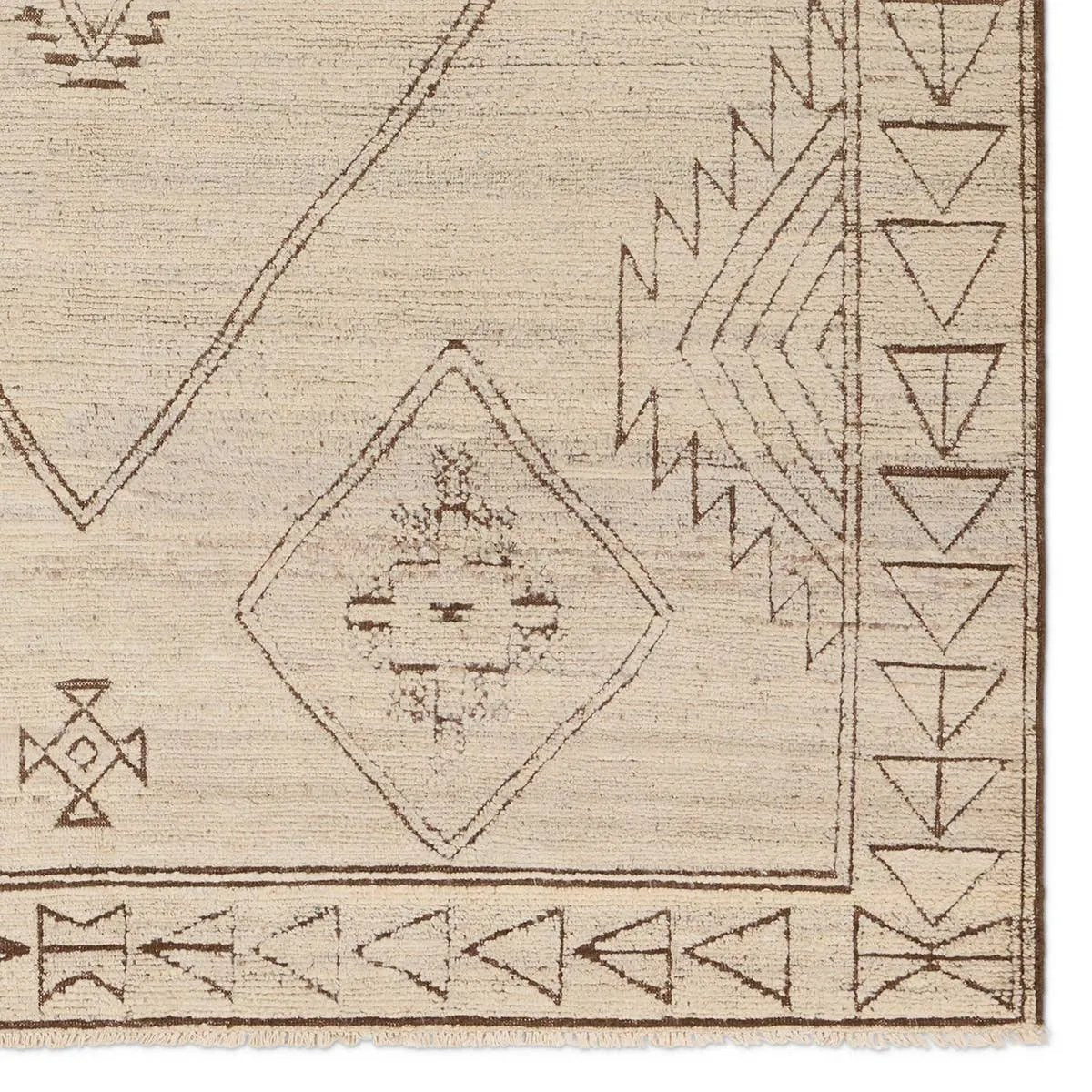 Featuring Zayda Elvendria Hand-Knotted Rug by Jaipur Living at Amethyst Home. Envelop living spaces in the rich heritage of tribal artistry with the Zayda by Heja Home Elvendria. These handknotted rugs, expertly crafted in India using 100% wool, exude a mesmerizing blend of tribal charm and timeless geometric elegance. The Elvendria design features an open . Amethyst Home provides interior design, new home construction design consulting, vintage area rugs, and lighting in the Calabasas metro area.