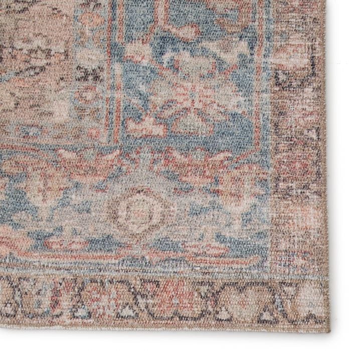 Featuring Kindred Geonna Rug by Jaipur Living at Amethyst Home. The Kindred collection melds the timelessness of vintage designs with a modern, livable style. The Geonna area rug boasts a softly faded center medallion and floral accents in subdued tones of blue, gray, beige, and blush. This low-pile rug is made of soft polyester and features a one-of-.  Amethyst Home provides interior design, new home construction design consulting, vintage area rugs, and lighting in the Salt Lake City metro area.