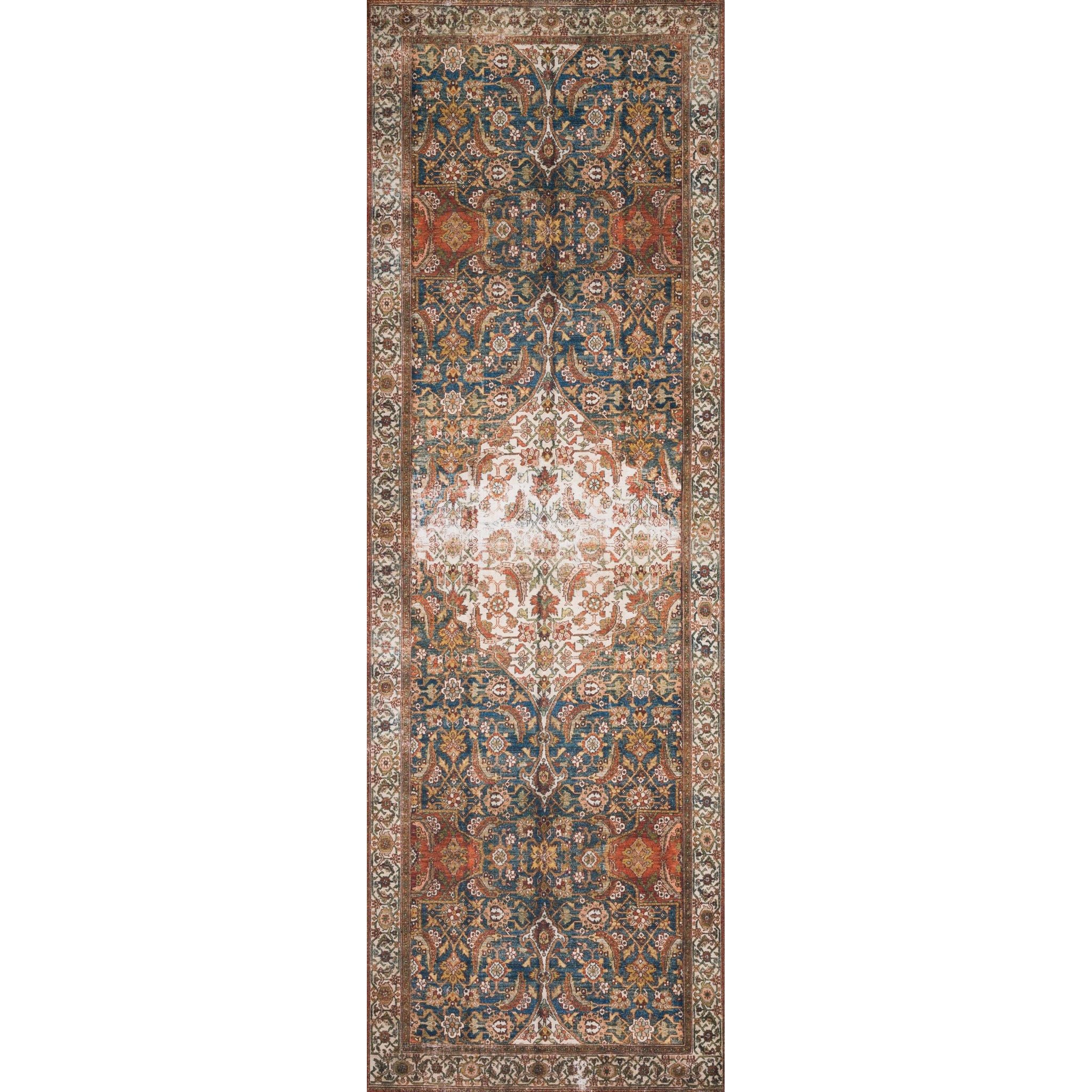 Featuring Layla Ocean/Multi Rug by Loloi at Amethyst Home. The Layla Collection is traditional and timeless, with a beautiful lived-in design that captures the spirit of an old-world rug. This traditional power-loomed rug is crafted of 100% polyester with a classic and sophisticated color palette and subtle patina.
Power Loomed100% PolyesterLAY-05 Ocean/Mult.  Amethyst Home provides interior design, new home construction design consulting, vintage area rugs, and lighting in the Boston metro area.