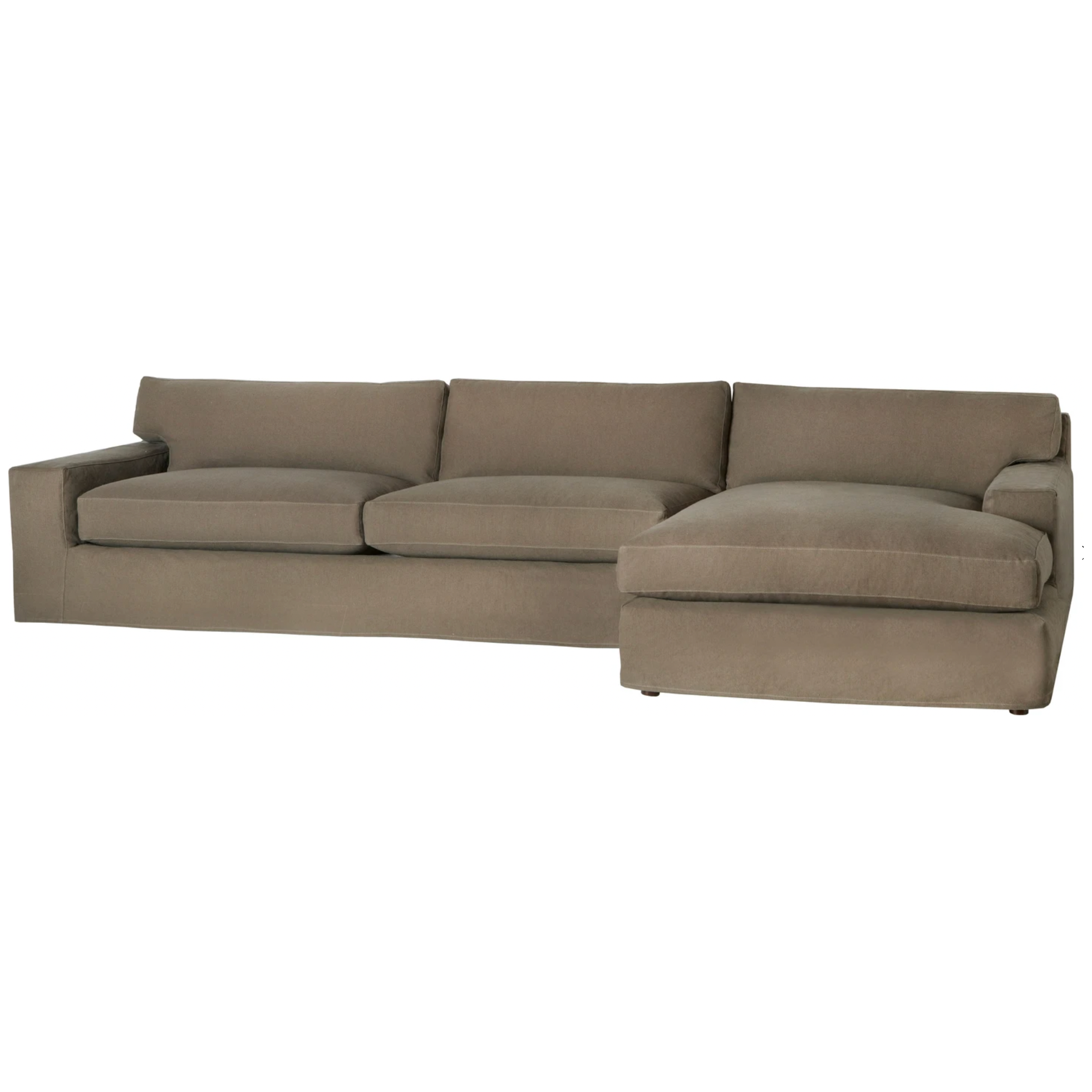 Featuring Loft 2 Piece Sectional - Custom by Cisco Brothers at Amethyst Home. With its streamlined silhouette and strong, angular lines the Loft 2 Piece Sectional - Custom is classic without being too traditional. It has a modern essence and elegance that lends inviting appeal to your seating ensemble. Dim the lights, and settle down with the family for an. Amethyst Home provides interior design, new home construction design consulting, vintage area rugs, and lighting in the Calabasas metro area.