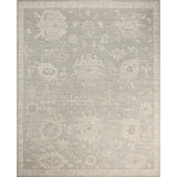 Featuring Adelaide Grey / Mist Hand-Knotted Rug by Loloi at Amethyst Home. The Adelaide Collection is a cool-toned area rug with asymmetrical motifs that float across the soft wool surface. Restrained in color and dynamic in texture, Adelaide’s variable pile height adds subtle dimension as the light changes throughout the day. Hand-knotted by artisans in . Amethyst Home provides interior design, new home construction design consulting, vintage area rugs, and lighting in the San Diego metro area.