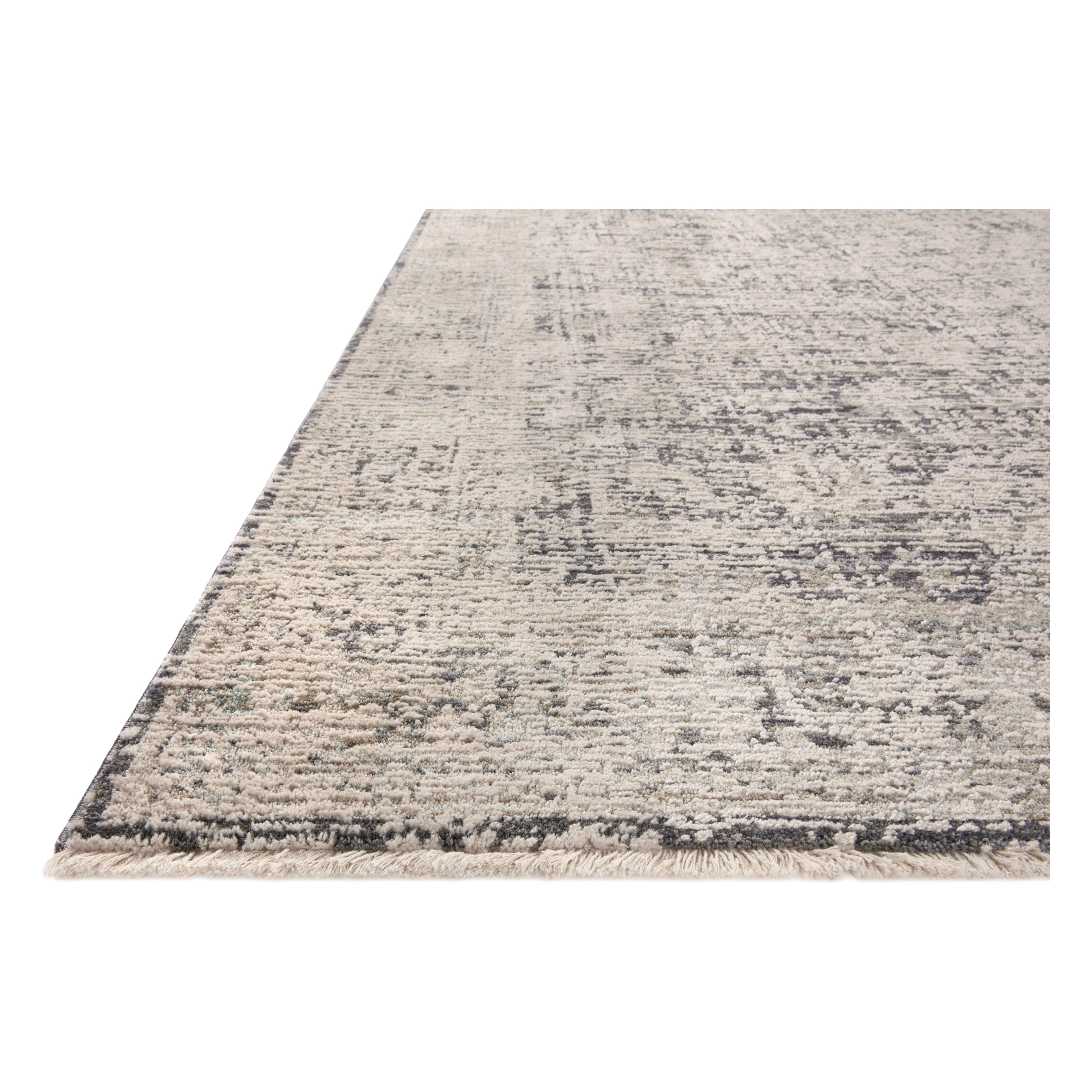 Featuring Amber Lewis x Loloi Alie Charcoal / Beige Rug by Loloi at Amethyst Home. Amber Lewis x Loloi Alie Charcoal / Beige Rug have an elevated antique look and plush, modern feel. The rug’s underlying traditional motif is overlaid with a slightly higher pile that creates a softening effect like early morning fog. The Alie Collection for Amber Lewis × Loloi is power-loomed in Turkey . Amethyst Home provides interior design services, furniture, rugs, and lighting in the Salt Lake City metro area.