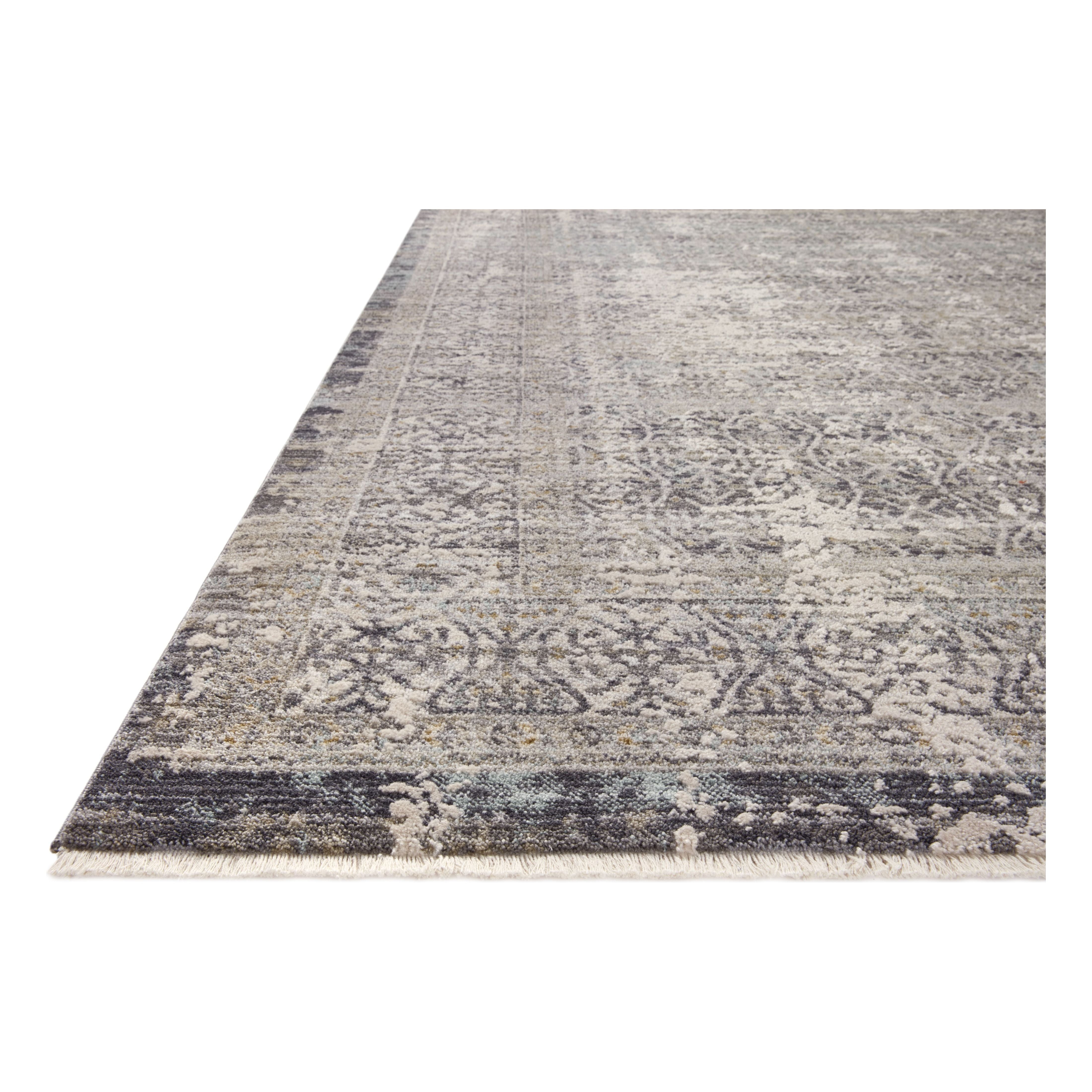 Featuring Amber Lewis x Loloi Alie Sky / Stone Rug by Loloi at Amethyst Home. Amber Lewis x Loloi Alie Sky / Stone Rug have an elevated antique look and plush, modern feel. The rug’s underlying traditional motif is overlaid with a slightly higher pile that creates a softening effect like early morning fog. The Alie Collection for Amber Lewis × Loloi is power-l.  Amethyst Home provides interior design, new home construction design consulting, vintage area rugs, and lighting in the Miami metro area.