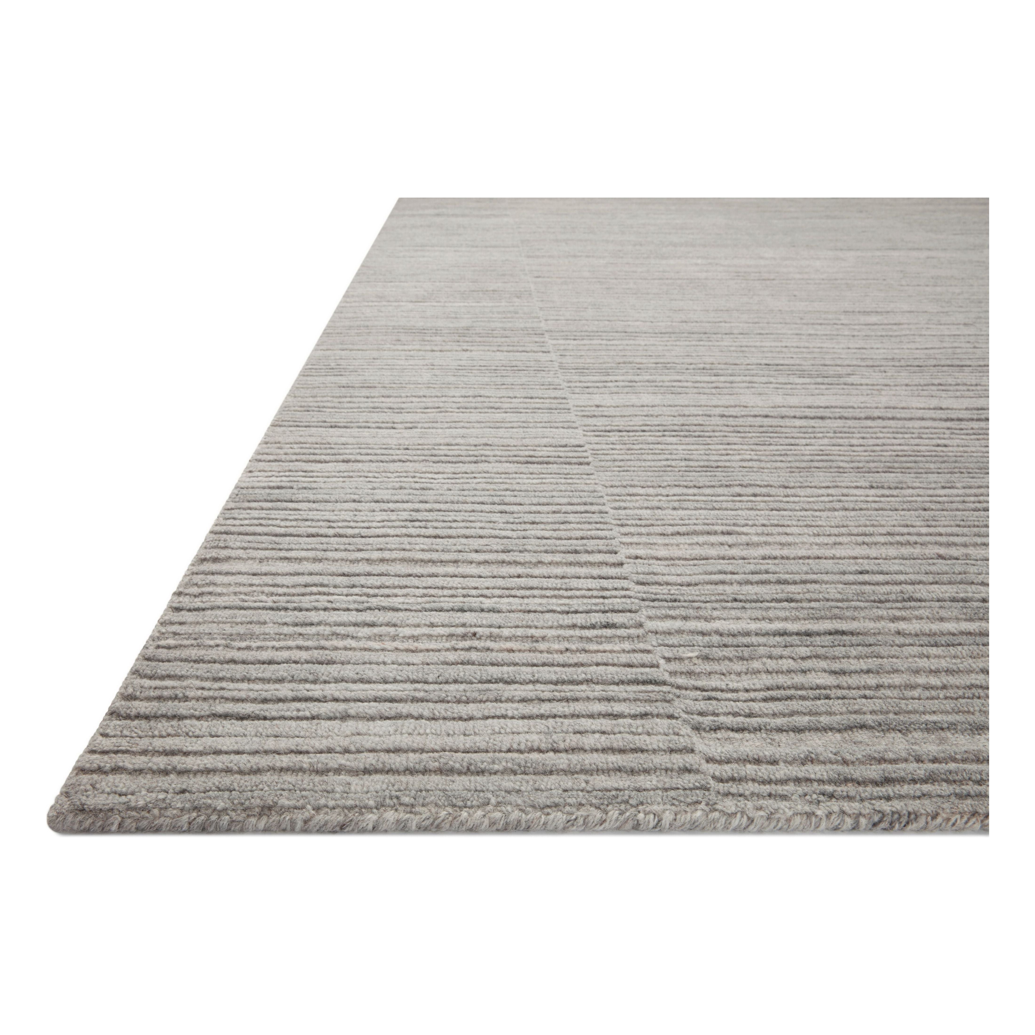 Featuring Amber Lewis x Loloi Lou Dove Rug by Loloi at Amethyst Home. Sleek and modern, the Lou Collection is a luxurious hand-loomed area rug by Amber Lewis x Loloi. While the rug presents a minimal aesthetic, up close, it has a broken stripe pattern that creates a slightly ribbed effect. It’s made with a blend of wool and viscose that’s soft and durable, an elevated neutral for. Amethyst Home provides interior design, new construction, custom furniture, and area rugs in the Nashville metro area.