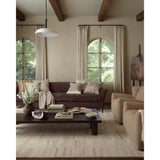 Featuring Amber Lewis x Loloi Rocky Natural / Fog Rug by Loloi at Amethyst Home. The Rocky Collection area rug by Amber Lewis x Loloi is uniquely hand-tufted with undyed wool to create a subtle and natural color contrast. With a medium pile and neutral palette, the Rocky Collection can be a refreshing foundation in living rooms, bedrooms, and dens. The rug’s M. Amethyst Home provides interior design, new home construction design consulting, vintage area rugs, and lighting in the Dallas metro area.