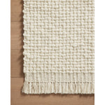 Featuring Amber Lewis x Loloi Yellowstone Ivory / Ivory Rug by Loloi at Amethyst Home. Taking cues from the stunning rock formations and varied landscape of the country’s oldest national park, the Amber Lewis x Loloi Yellowstone Ivory / Ivory Rug is made of interwoven wool and jute for a pebbled yet soft, durable rug in natural tones. Hand-woven by artisans in India, this Amber Lewis × Loloi. Amethyst Home provides interior design services, furniture, rugs, and lighting in the Monterey metro area.