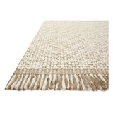 Featuring Amber Lewis x Loloi Yellowstone Natural / Ivory Rug by Loloi at Amethyst Home. Taking cues from the stunning rock formations and varied landscape of the country’s oldest national park, the Amber Lewis x Loloi Yellowstone Ivory / Natural Rug is made of interwoven wool and jute for a pebbled yet soft, durable rug in natural tones. Hand-woven by artisans in India, this Amber Lewis × Lo. Amethyst Home provides interior design services, furniture, rugs, and lighting in the Seattle metro area.