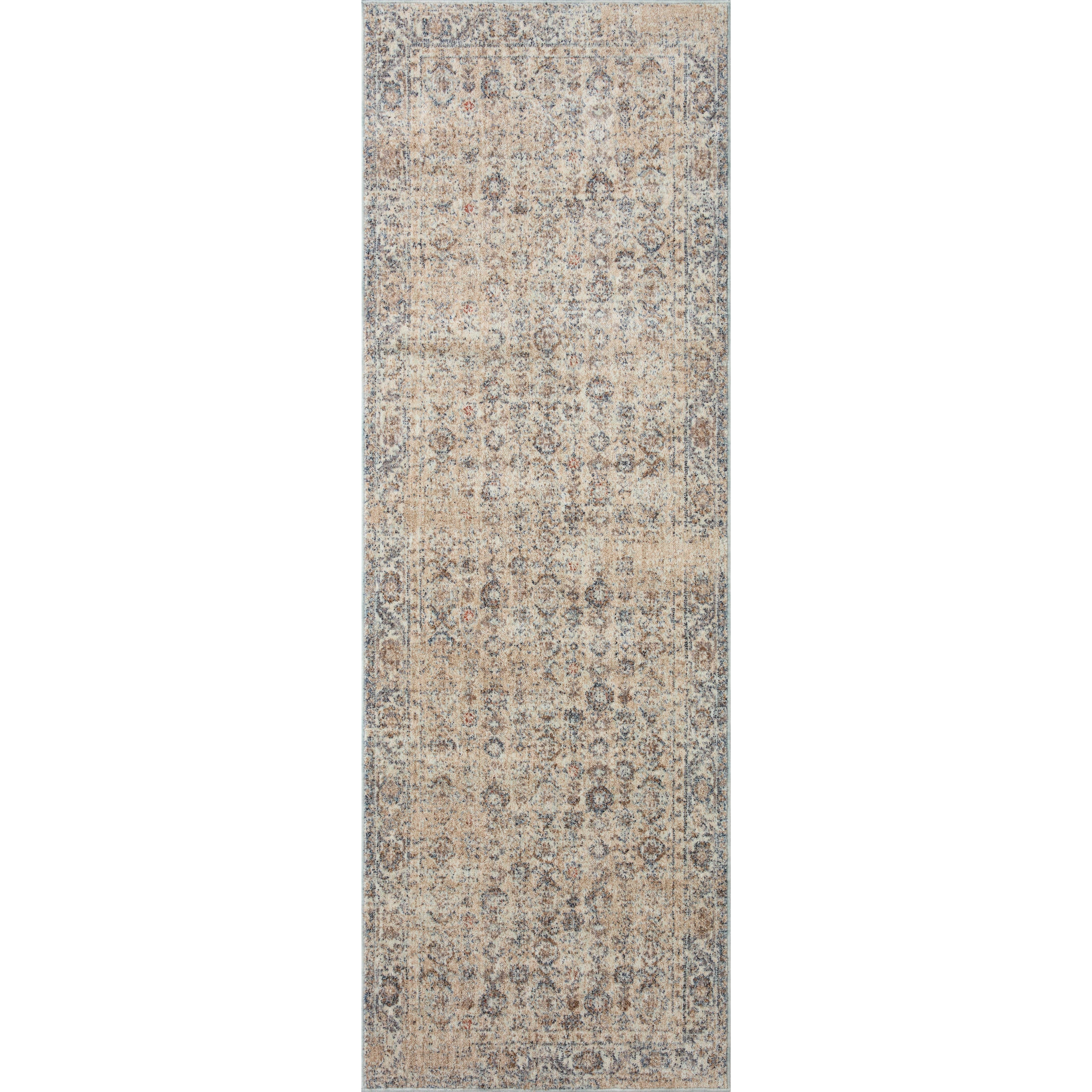 Featuring Angela Rose x Loloi Blake Beige / Denim Rug by Loloi at Amethyst Home. Designed in an expertly distressed antique style, the Angela Rose x Loloi Blake Beige / Denim Rug features traditional motifs that have softened into the background, making it an effortless neutral in any room. Muted earth-toned palettes complement a range of furniture, while subtle cream-colored fringe at the ed. Amethyst Home provides interior design services, furniture, rugs, and lighting in the Seattle metro area.