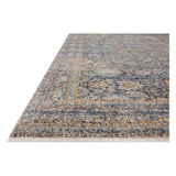 Featuring Angela Rose x Loloi Blake Navy / Multi Rug by Loloi at Amethyst Home. Designed in an expertly distressed antique style, the Angela Rose x Loloi Blake Navy / Multi rug features traditional motifs that have softened into the background, making it an effortless neutral in any room. Muted earth-toned palettes complement a range of furniture, while subtle cream-colored fringe at the edge. Amethyst Home provides interior design services, furniture, rugs, and lighting in the Seattle metro area.