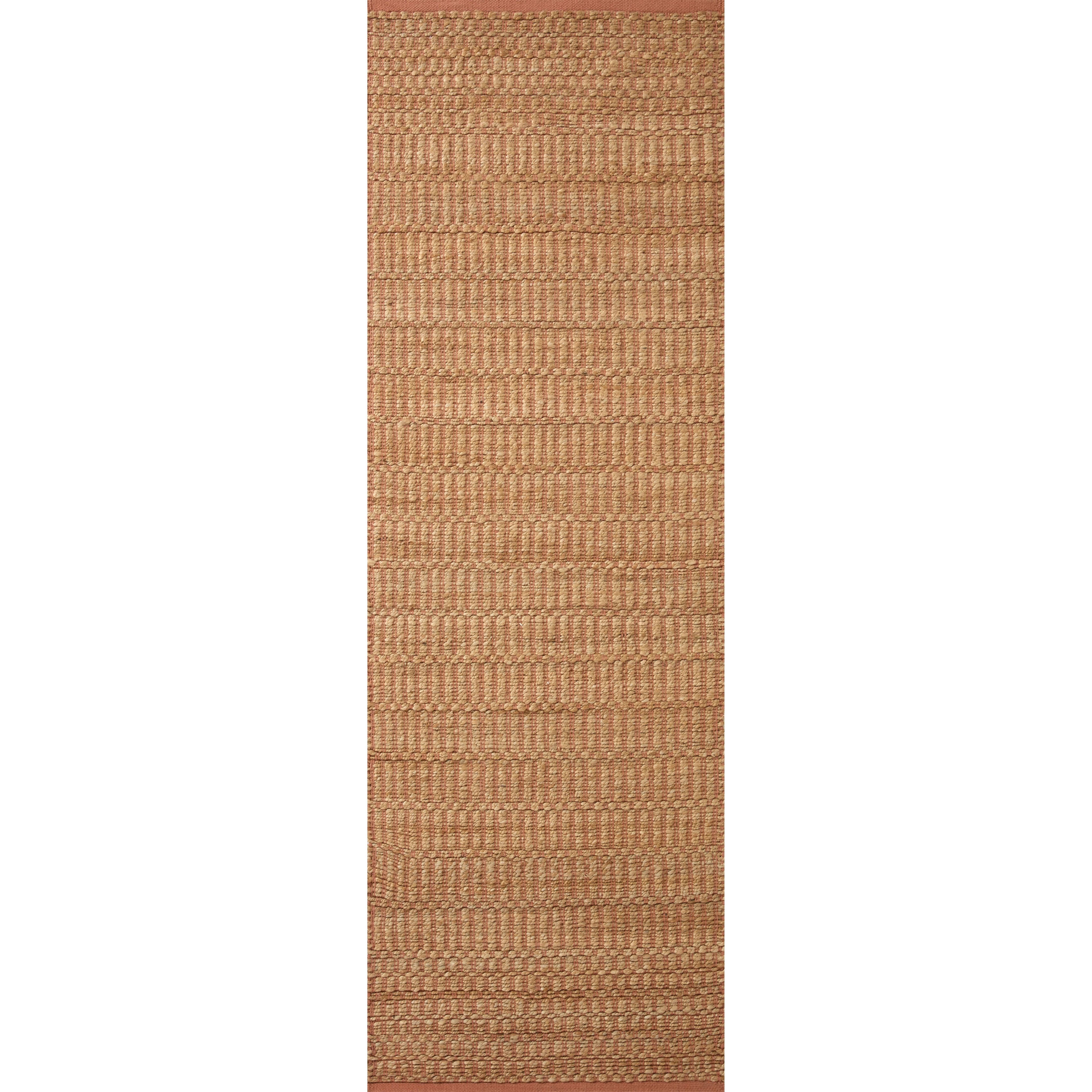 Featuring Angela Rose x Loloi Colton Natural / Clay Rug by Loloi at Amethyst Home. The Angela Rose x Loloi Colton Natural / Clay Rug is a new take on the staple jute rug, blended with cotton for added softness. In a range of linear designs in modern earth tones, Colton can add visual interest to a room or serve as a gently textured neutral. This collection is hand-woven in India and Go. Amethyst Home provides interior design services, furniture, rugs, and lighting in the Salt Lake City metro area.