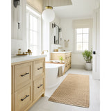 Featuring Angela Rose x Loloi Colton Natural / Ivory Rug by Loloi at Amethyst Home. The Angela Rose x Loloi Colton Natural / Ivory Rug is a new take on the staple jute rug, blended with cotton for added softness. In a range of linear designs in modern earth tones, Colton can add visual interest to a room or serve as a gently textured neutral. This collection is hand-woven in India and GoodW. Amethyst Home provides interior design services, furniture, rugs, and lighting in the Calabasas metro area.