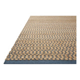 Featuring Angela Rose x Loloi Colton Natural / Navy Rug by Loloi at Amethyst Home. The Angela Rose x Loloi Colton Natural / Navy Rug is a new take on the staple jute rug, blended with cotton for added softness. In a range of linear designs in modern earth tones, Colton can add visual interest to a room or serve as a gently textured neutral. This collection is hand-woven in India and Go. Amethyst Home provides interior design services, furniture, rugs, and lighting in the Salt Lake City metro area.