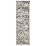 Featuring Angela Rose x Loloi Rivers Denim / Ivory Rug by Loloi at Amethyst Home. The Rivers Denim / Ivory rug by Angela Rose x Loloi is a modern flatweave area rug with a reversible design featuring symmetrical motifs. Woven of wool, cotton, and jute, Rivers combines natural materials with an airy, natural aesthetic. The soft colors of the rug create a w. Amethyst Home provides interior design, new home construction design consulting, vintage area rugs, and lighting in the Los Angeles metro area.