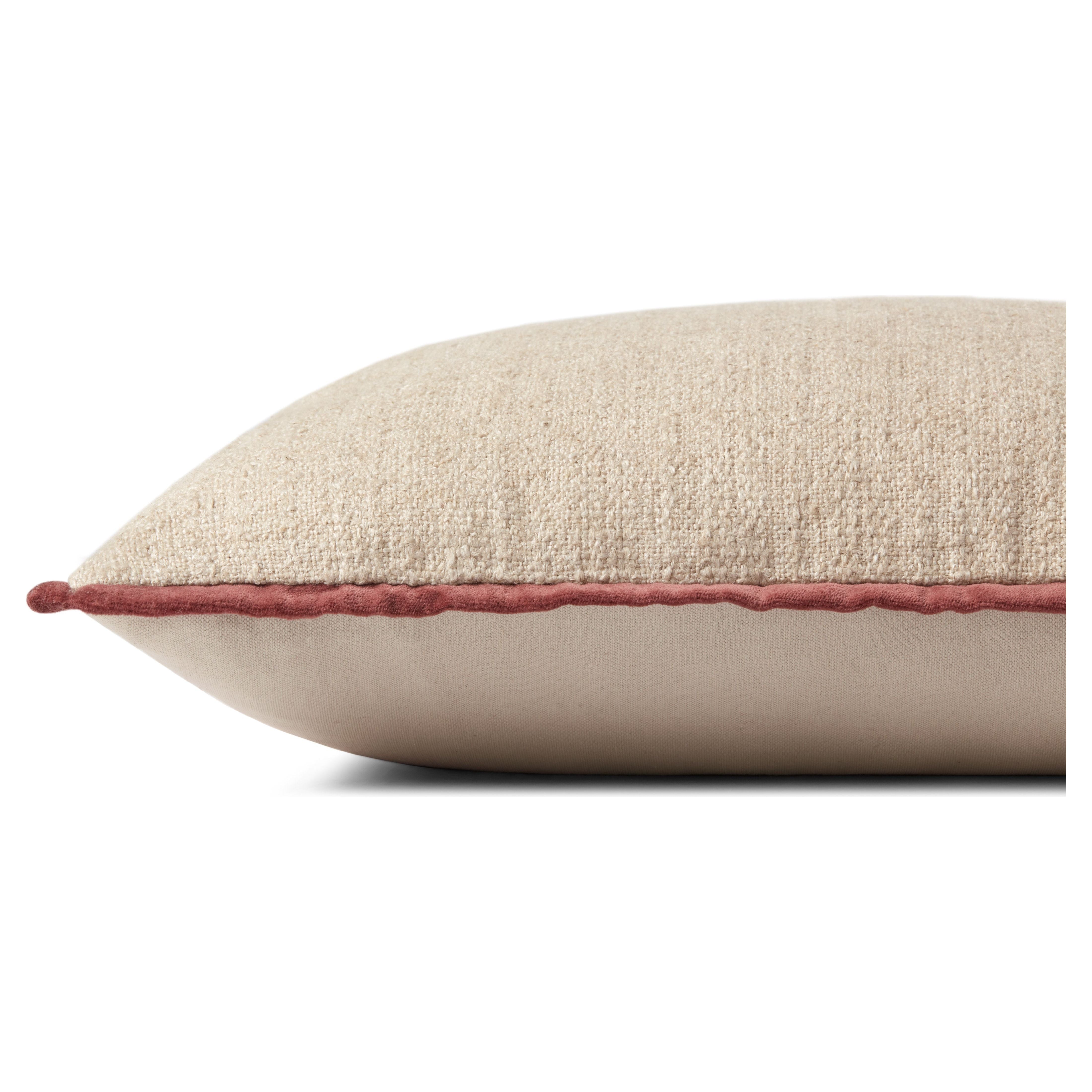 Featuring Aveline Ivory / Wine Pillow by Loloi at Amethyst Home. This pillow was curated to celebrate a wabi sabi, handmade design aesthetic.
Closure: Hidden FlapEdge Treatment: Contrast FlangeBack Color: Beige. Amethyst Home provides interior design, new home construction design consulting, vintage area rugs, and lighting in the San Diego metro area.