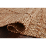 Featuring Bodhi Natural / Natural BOD-05 Rug by Loloi at Amethyst Home. A tonal approach to Moroccan-inspired rugs, the Bodhi Natural / Natural rug from Loloi is hand-woven of 100% jute by skilled artisans. This rug features linear and braided details, creating natural variations that make a subtle yet striking statement.
The Bodhi rug would be a great additi. Amethyst Home provides interior design, new construction, custom furniture, and rugs for the Austin, Houston, and Dallas, Texas metro area.