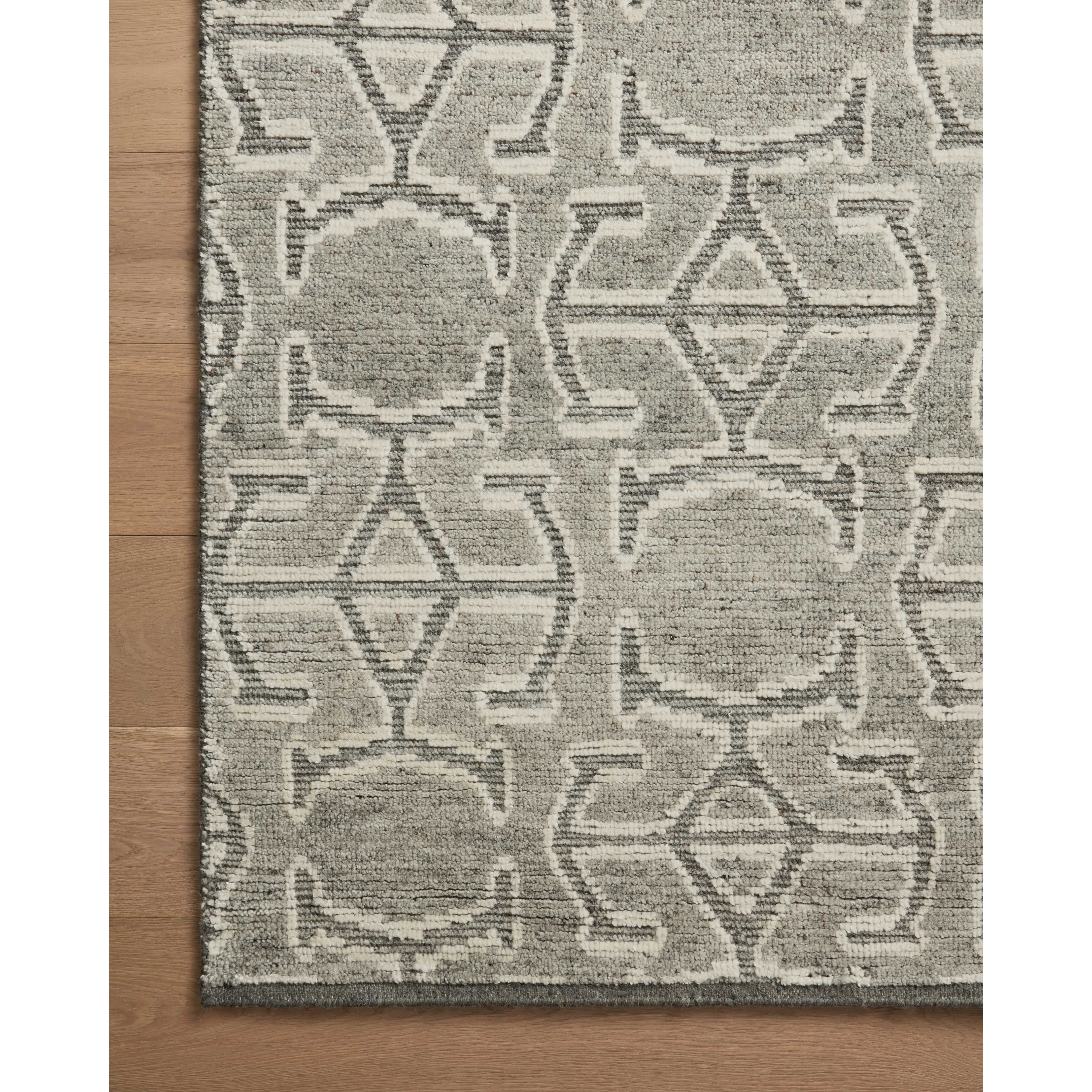 Featuring Carrier & Company x Loloi Franklin Dove / Graphite Hand-Knotted Rug by Loloi at Amethyst Home. Hand KnottedWool | Cotton | Other FibersFRL-03 Dove / GraphitePile Height: 0.38"Clean spills immediately by blotting with a clean, white sponge or cloth. Professional cleaning recommended. Appropriate rug pad is highly recommended on all surfaces to pr. Amethyst Home provides interior design, new home construction design consulting, vintage area rugs, and lighting in the Kansas City metro area.