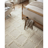 Featuring Cassian Ivory Rug by Loloi at Amethyst Home. The Cassian Ivory Rug is a hand-woven wool and cotton area rug with an asymmetrical gridded pattern and high-low texture. The rug’s higher, shaggy pile takes cues from Moroccan designs, while the neutral colors and natural materials make it a cozy addition to any space, especially living rooms and de. Amethyst Home provides interior design, new home construction design consulting, vintage area rugs, and lighting in the Laguna Beach metro area.