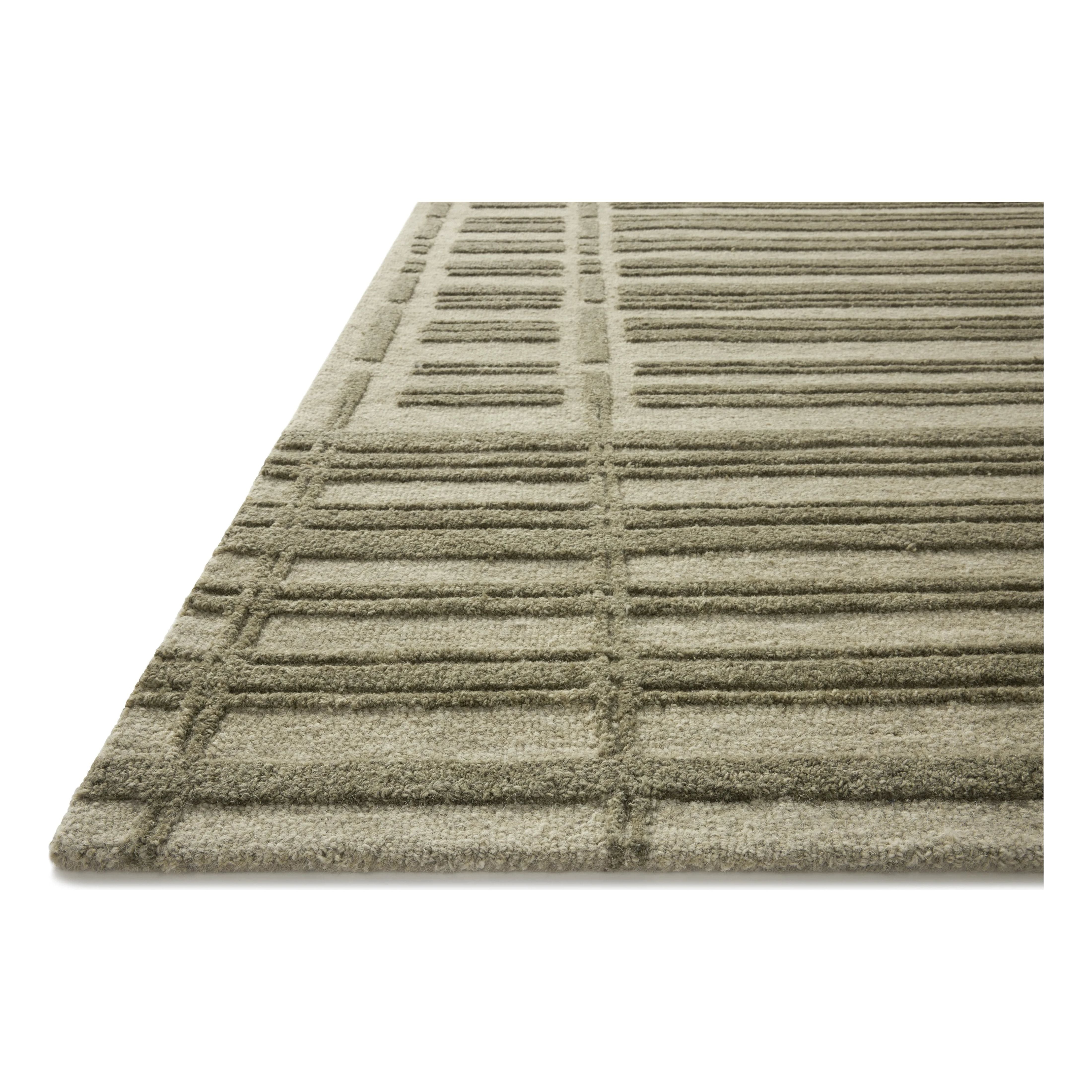 Featuring Chris Loves Julia x Loloi Bradley Sage / Olive Rug by Loloi at Amethyst Home. The Bradley Collection from Chris Loves Julia x Loloi takes the classic striped rug to new heights. This hand-tufted, 100% wool collection features two-toned linear patterns with alternating high-low pile. Bradley is GoodWeave-certified, ensuring our commitment to et. Amethyst Home provides interior design, new home construction design consulting, vintage area rugs, and lighting in the Winter Garden metro area.