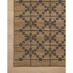 Featuring Chris Loves Julia x Loloi Judy Natural / Graphite Rug by Loloi at Amethyst Home. Hand Woven76% Jute l 24% CottonJUD-05 Natural / GraphitePile Height: 0.5". Amethyst Home provides interior design, new home construction design consulting, vintage area rugs, and lighting in the Dallas metro area.