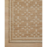 Featuring Chris Loves Julia x Loloi Judy Natural / Ivory Rug by Loloi at Amethyst Home. Soft texture meets fresh appeal in this signature rug collaboration from Chris Loves Julia and Loloi. This rug is handmade with a striking geometric pattern that grounds its minimalist motifs in natural tones. The jute-forward blend offers a supple yet sturdy tread for e. Amethyst Home provides interior design, new home construction design consulting, vintage area rugs, and lighting in the Nashville metro area.