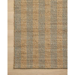 Featuring Chris Loves Julia x Loloi Judy Natural / Sky Rug by Loloi at Amethyst Home. Hand Woven76% Jute l 24% CottonJUD-04 Natural / SkyPile Height: 0.5". Amethyst Home provides interior design, new home construction design consulting, vintage area rugs, and lighting in the Nashville metro area.