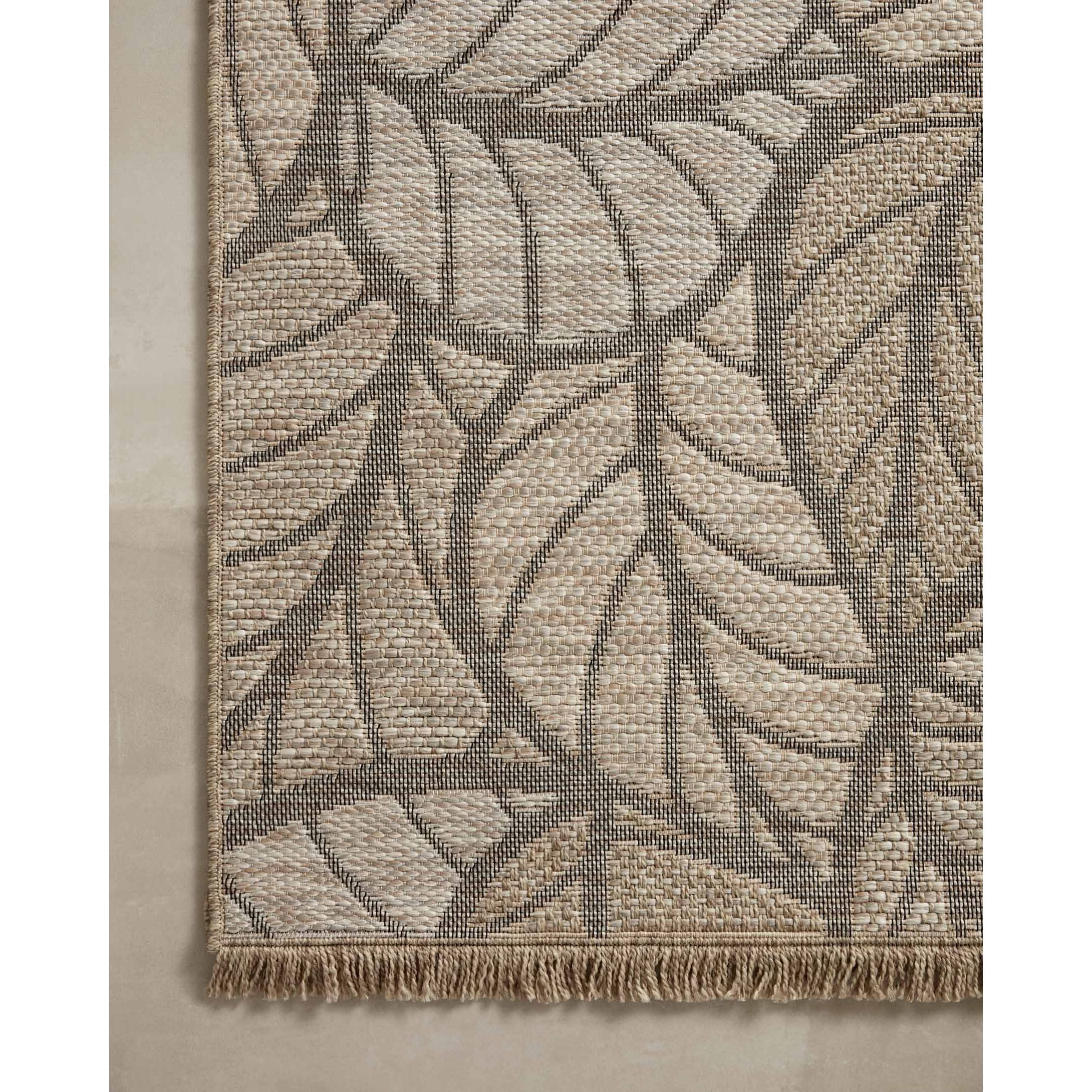 Featuring Dawn Natural DAW-05 Indoor/Outdoor Rug by Loloi at Amethyst Home. Made for sunny days ahead, the Dawn Collection is an indoor/outdoor rug that looks like a woven sisal rug but is power-loomed of 100% polypropylene, which makes it water- and mildew-resistant (so it's ready for rainy days ahead, too). Available in modern graphic patterns in tona. Amethyst Home provides interior design, new home construction design consulting, vintage area rugs, and lighting in the Winter Garden metro area.