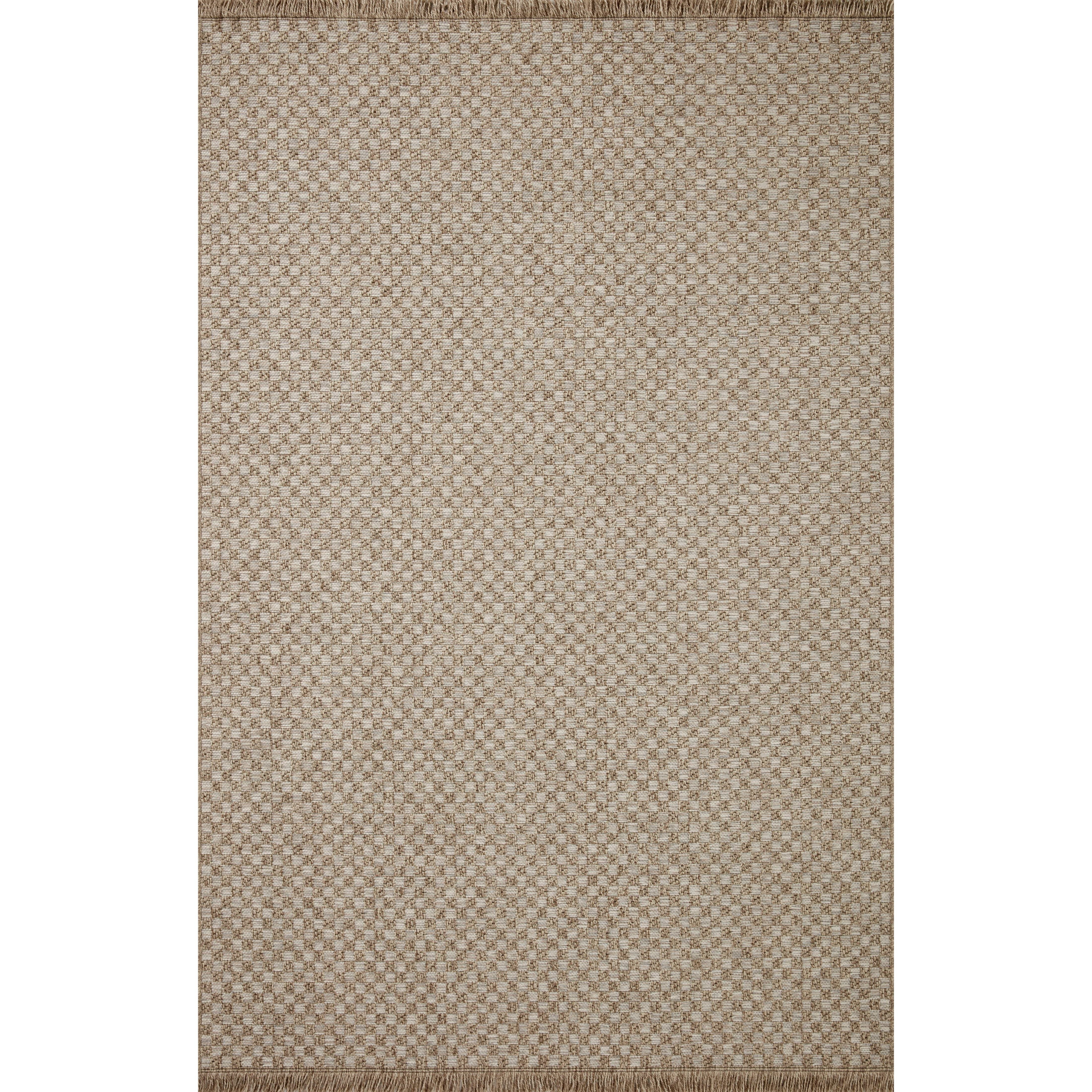 Featuring Dawn Natural DAW-02 Indoor/Outdoor Rug by Loloi at Amethyst Home. Made for sunny days ahead, the Dawn Collection is an indoor/outdoor rug that looks like a woven sisal rug but is power-loomed of 100% polypropylene, which makes it water- and mildew-resistant (so it's ready for rainy days ahead, too). Available in modern graphic patterns in tona. Amethyst Home provides interior design, new home construction design consulting, vintage area rugs, and lighting in the Newport Beach metro area.