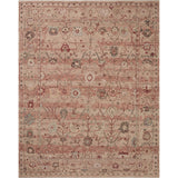 Featuring Dominic Clay / Rust Hand-Knotted Rug by Loloi at Amethyst Home. The hand-knotted Dominic Collection features loose, freeform motifs that give the rug a sense of depth and romance. Dominic’s shade-shifting palette is based on the horizontal lines of varying tones you’d encounter in antique Persian rugs. This GoodWeave certified collection is made of wool and cotton in India, ensurin. Amethyst Home provides interior design, new construction, custom furniture, and rugs for Austin metro area