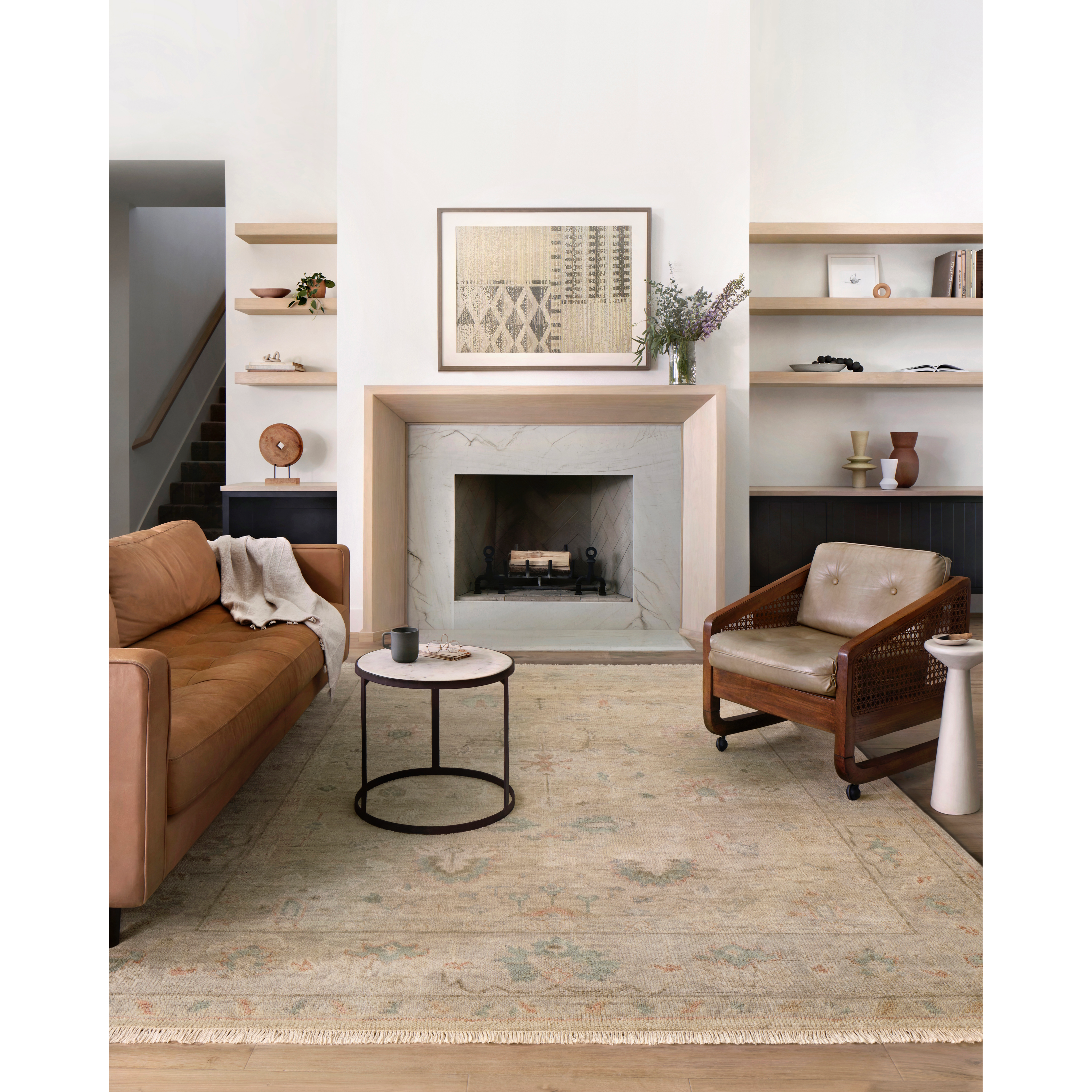 Featuring Helena Beige / Multi Hand-Knotted Rug by Loloi at Amethyst Home. The Helena Beige / Multi rug from Loloi is hand-knotted, refined, yet versatile for any home. The Helena rug combines weathered tones and worldly patterns for a beautiful grounding element in any room.
This rug features:- Beautiful vintage look and patina- Soft and cozy pile- Easy to clean an. Amethyst Home provides interior design, new construction, custom furniture, and rugs for the Des Moines and Cedar Rapids metro area.