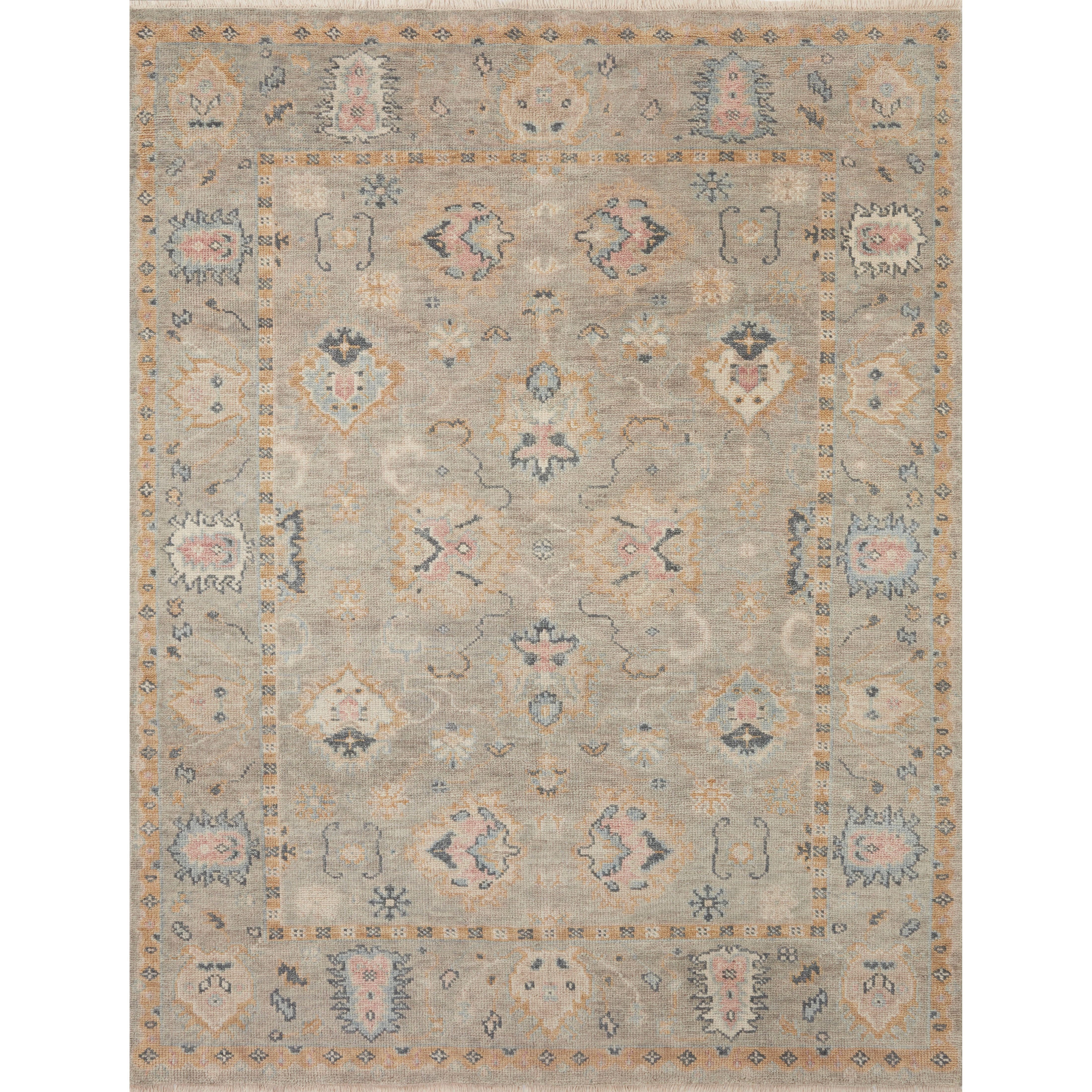 Featuring Helena Grey / Gold Hand-Knotted Rug by Loloi at Amethyst Home. The Helena Grey / Gold rug from Loloi is hand-knotted, refined, yet versatile for any home. The Helena rug combines weathered tones and worldly patterns for a beautiful grounding element in any room.
This rug features:- Beautiful vintage look and patina- Soft and cozy pile- Easy to clean and maintain- Pe. Amethyst Home provides interior design, new construction, custom furniture, and rugs for the Omaha and Lincoln metro area.