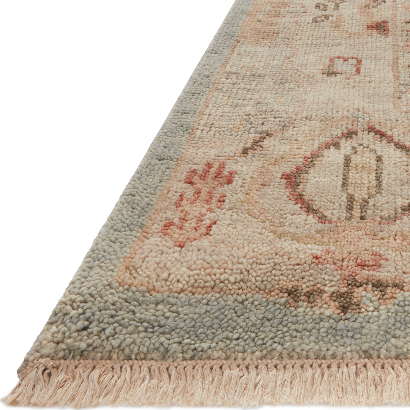 Featuring Helena Light Blue / Beige Hand-Knotted Rug by Loloi at Amethyst Home. The Helena Light Blue / Beige rug from Loloi is hand-knotted, refined, yet versatile for any home. The Helena rug combines weathered tones and worldly patterns for a beautiful grounding element in any room.
This rug features:- Beautiful vintage look and patina- Soft and cozy pile- Easy to clean and main. Amethyst Home provides interior design, new construction, custom furniture, and rugs for the Kansas City metro area.