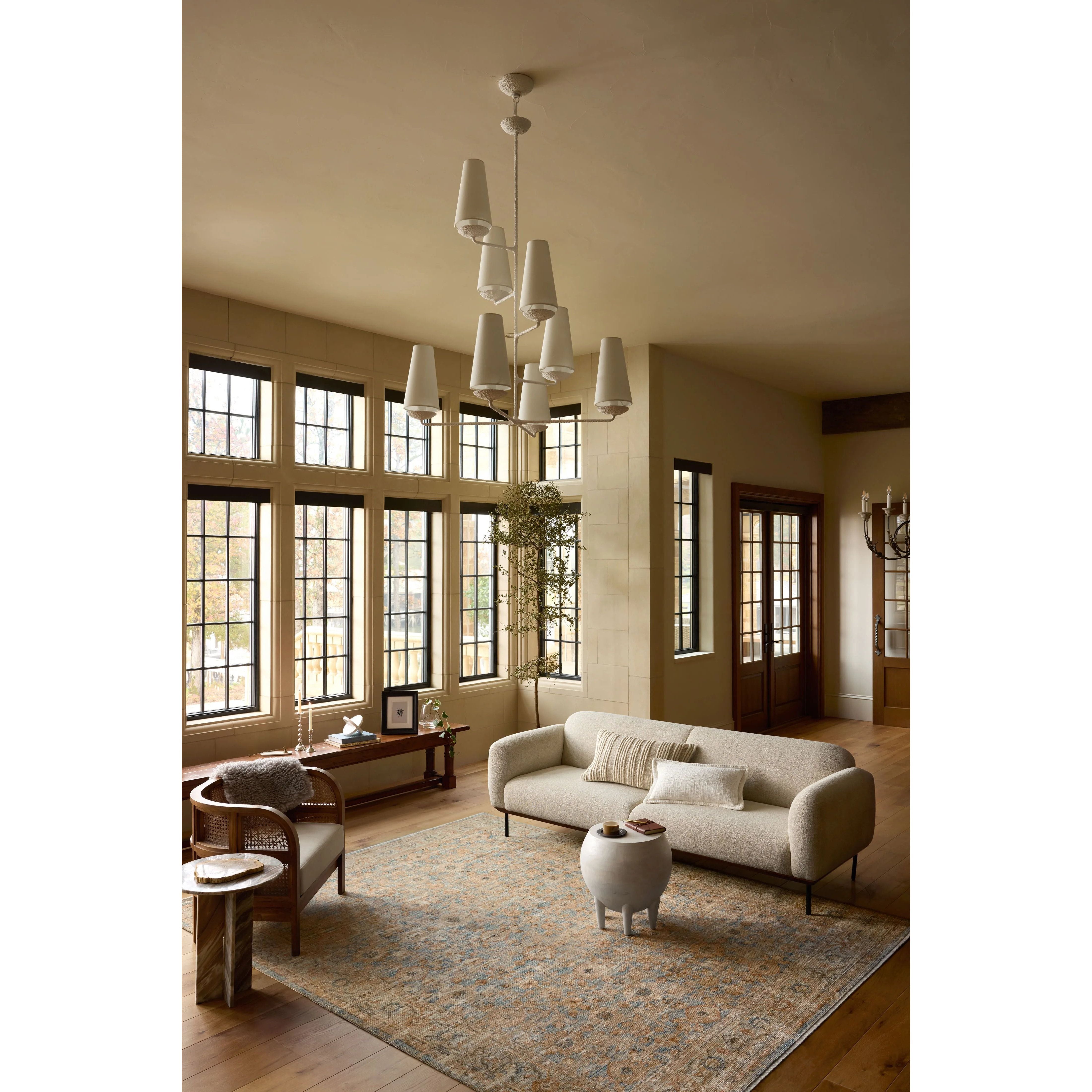 Featuring Heritage Ocean / Sand Rug by Loloi at Amethyst Home. Heritage is Loloi’s best collection yet. Inspired by Amir Loloi’s favorite vintage rugs, the collection recreates a vintage aesthetic and variable-pile texture using a new craft process that was invented specifically for this rug—a process that took over two years to complete. Motifs in Heritage ar. Amethyst Home provides interior design, new home construction design consulting, vintage area rugs, and lighting in the Austin metro area.