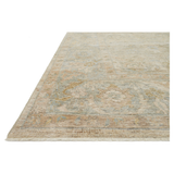 Featuring Legacy Ash/Lagoon Hand-Knotted Rug by Loloi at Amethyst Home. The Legacy Ash/Lagoon rug from Loloi is hand-knotted, refined, yet versatile for any home. The Legacy rug is deliberately distressed and sheared down to an extra low pile of 100% wool, creating a patina usually only imparted through decades of wear.
This rug features:- Beautiful vintage look and pati. Amethyst Home provides interior design, new construction, custom furniture, and rugs for the Des Moines and Chicago metro area.