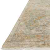 Featuring Legacy Ash/Lagoon Hand-Knotted Rug by Loloi at Amethyst Home. The Legacy Ash/Lagoon rug from Loloi is hand-knotted, refined, yet versatile for any home. The Legacy rug is deliberately distressed and sheared down to an extra low pile of 100% wool, creating a patina usually only imparted through decades of wear.
This rug features:- Beautiful vintage look and patina- Extra l. Amethyst Home provides interior design, new construction, custom furniture, and rugs for the Kansas City metro area.