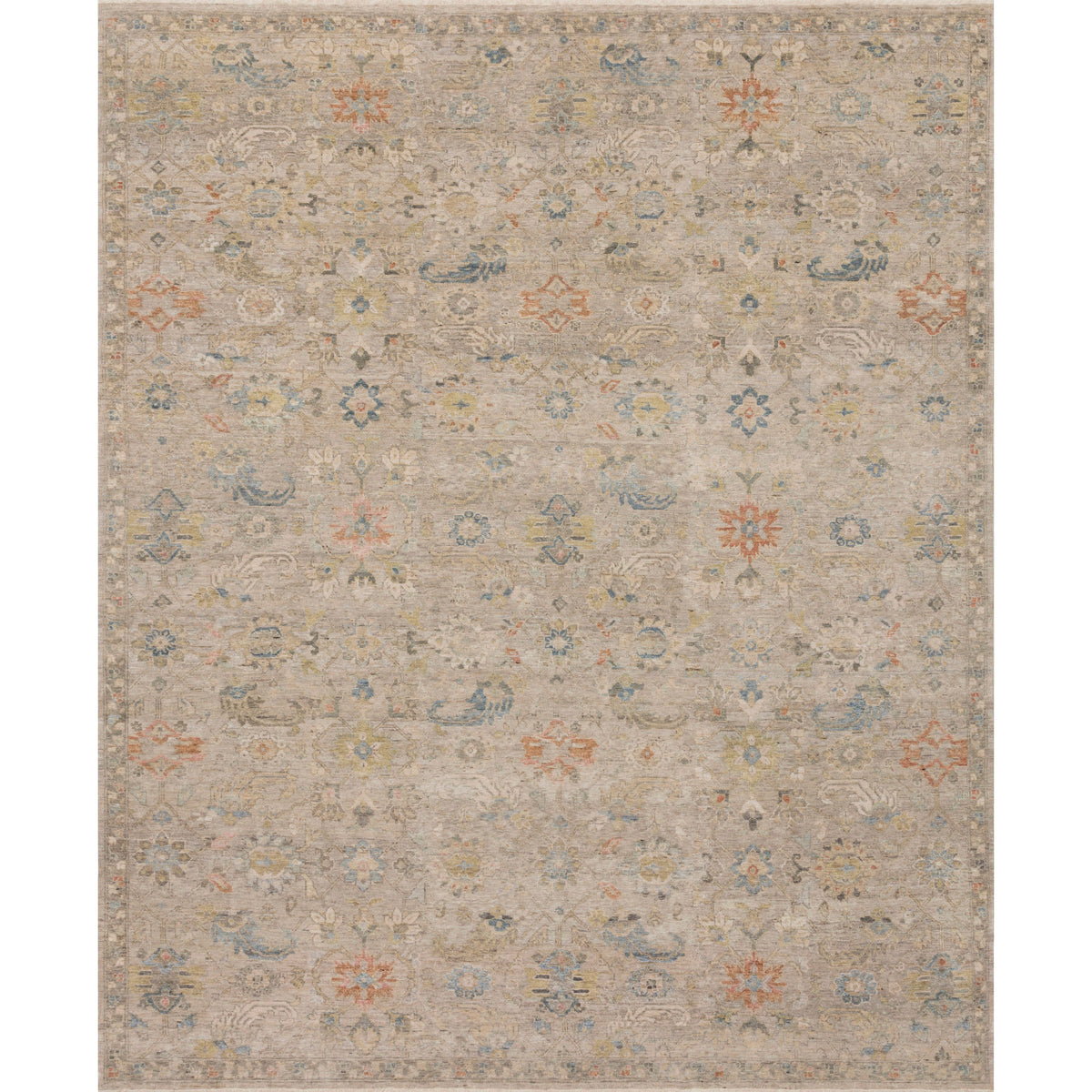 Legacy Oatmeal / Multi Hand-Knotted Rug