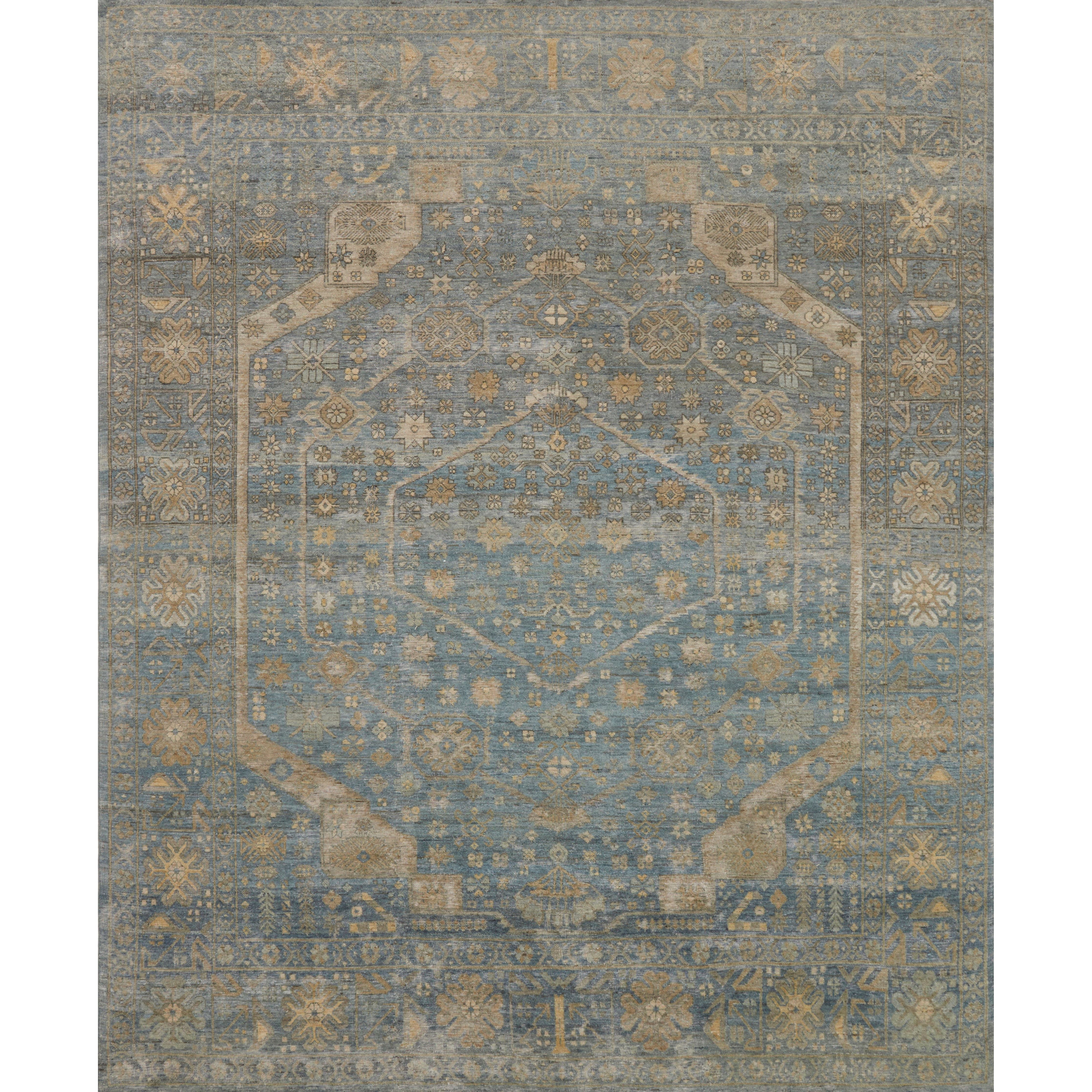 Featuring Legacy Ocean Hand-Knotted Rug by Loloi at Amethyst Home. The Legacy Ocean rug from Loloi is hand-knotted, refined, yet versatile for any home. The Legacy rug is deliberately distressed and sheared down to an extra low pile of 100% wool, creating a patina usually only imparted through decades of wear.
This rug features:- Beautiful vintage look and patina- E. Amethyst Home provides interior design, new construction, custom furniture, and rugs for the Austin, Dallas, and Houston metro area.