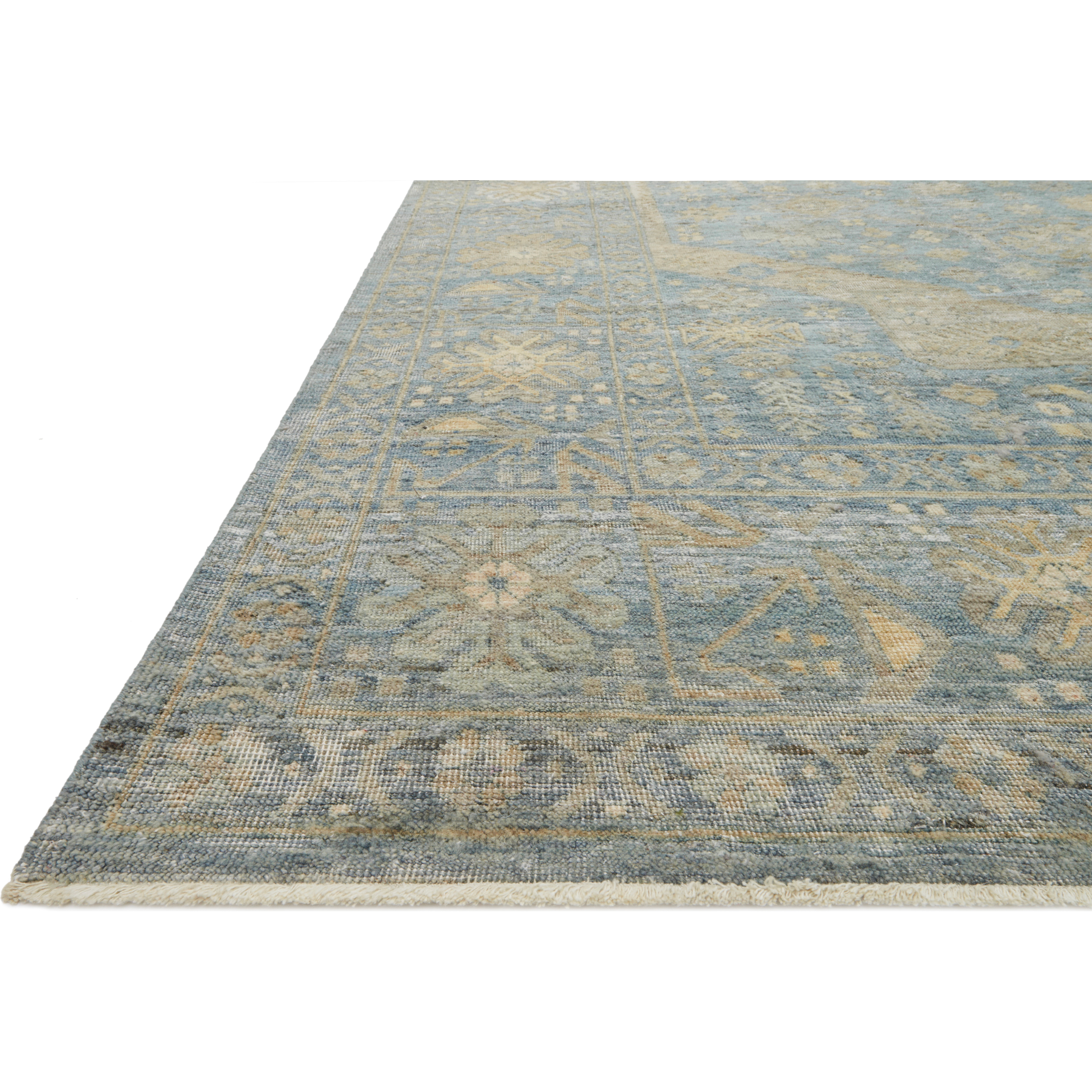 Featuring Legacy Ocean Hand-Knotted Rug by Loloi at Amethyst Home. The Legacy Ocean rug from Loloi is hand-knotted, refined, yet versatile for any home. The Legacy rug is deliberately distressed and sheared down to an extra low pile of 100% wool, creating a patina usually only imparted through decades of wear.
This rug features:- Beautiful vintage look and patina- Extra low pile- Ea. Amethyst Home provides interior design, new construction, custom furniture, and rugs for the Scottsdale metro area.
