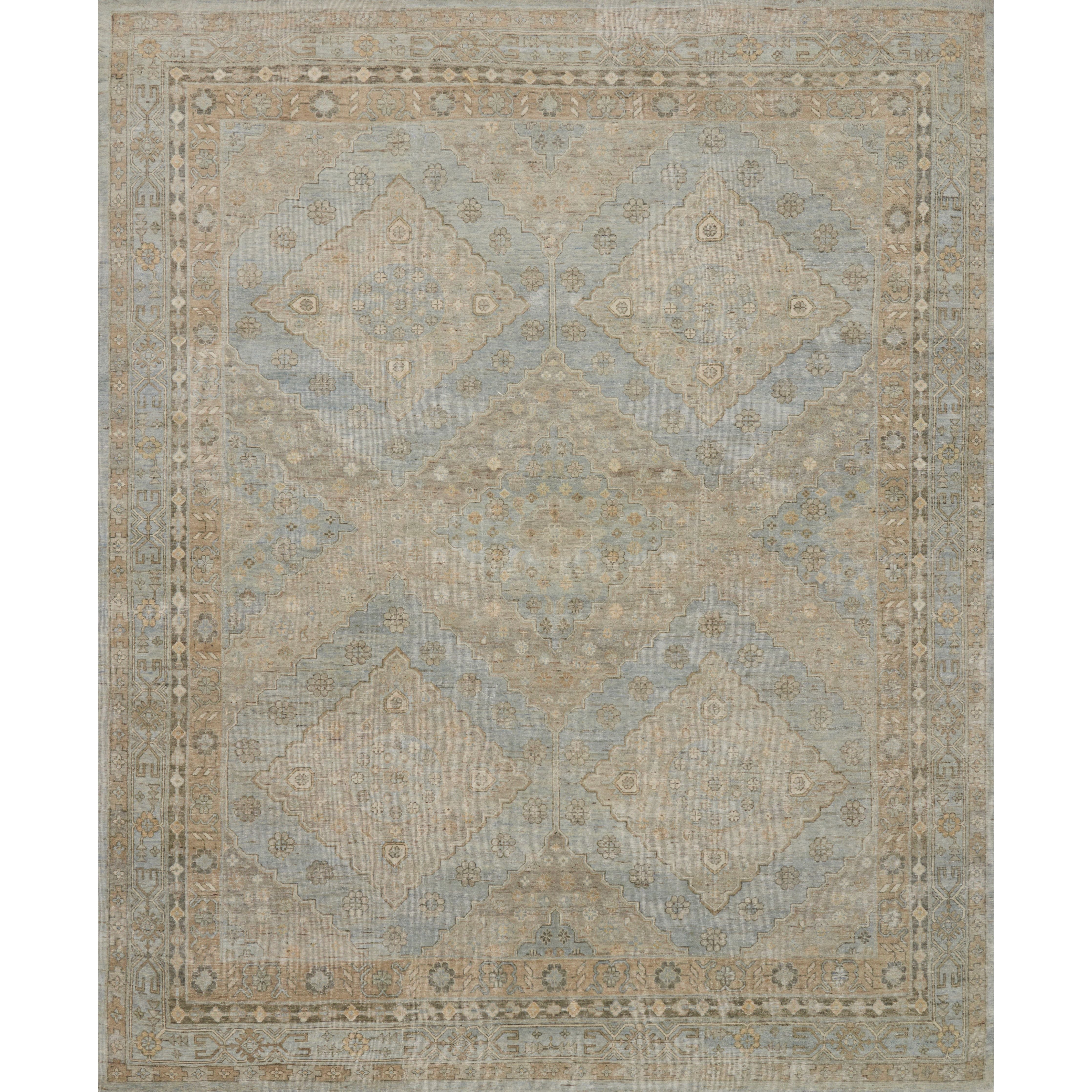 Featuring Legacy Sea/Stone Hand-Knotted Rug by Loloi at Amethyst Home. The Legacy Sea/Stone rug from Loloi is hand-knotted, refined, yet versatile for any home. The Legacy rug is deliberately distressed and sheared down to an extra low pile of 100% wool, creating a patina usually only imparted through decades of wear.
This rug features:- Beautiful vintage look and patina- Ext. Amethyst Home provides interior design, new construction, custom furniture, and rugs for the Omaha and Lincoln metro area.