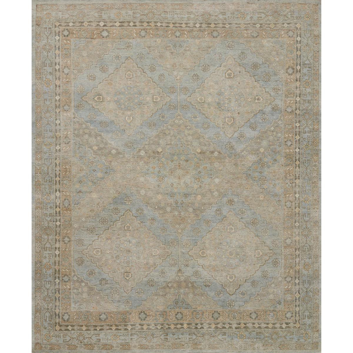 Legacy Sea/Stone Hand-Knotted Rug