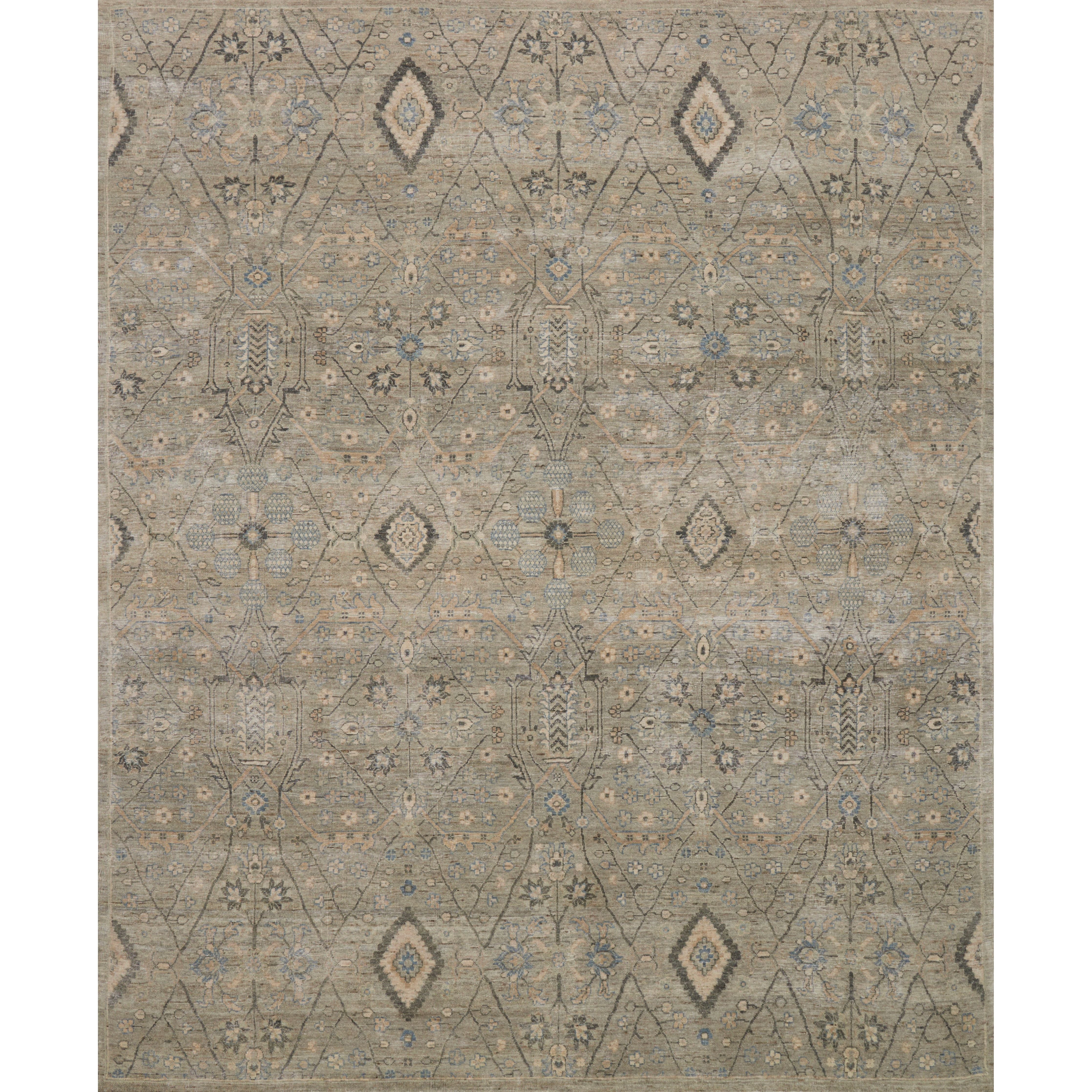Featuring Legacy Stone Hand-Knotted Rug by Loloi at Amethyst Home. The Legacy Stone rug from Loloi is hand-knotted, refined, yet versatile for any home. The Legacy rug is deliberately distressed and sheared down to an extra low pile of 100% wool, creating a patina usually only imparted through decades of wear.
This rug features:- Beautiful vintage look and patina- Extra low p. Amethyst Home provides interior design, new construction, custom furniture, and rugs for the Omaha and Lincoln metro area.